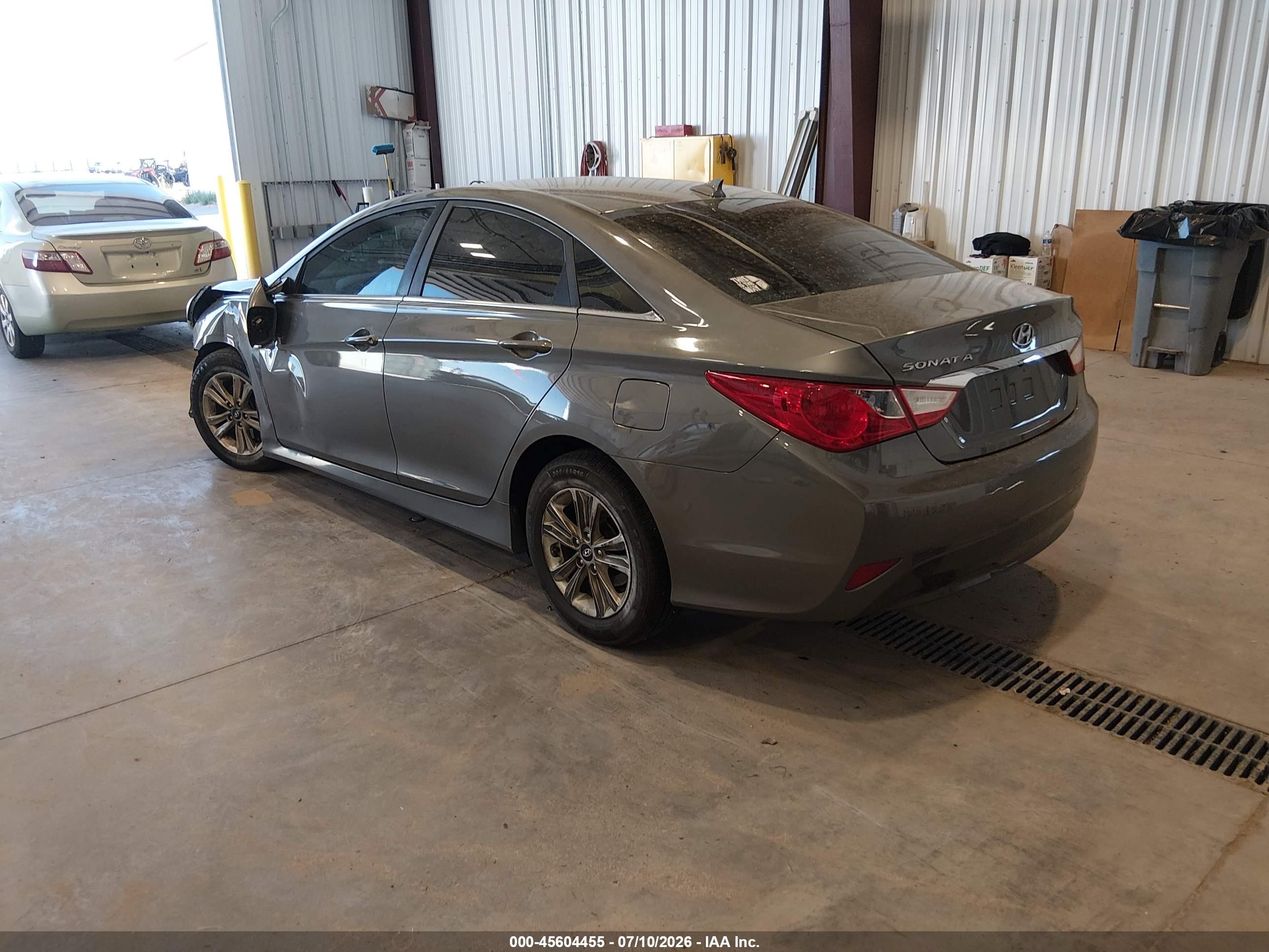 2014 Hyundai Sonata Gls Gray vin: 5NPEB4AC4EH908235