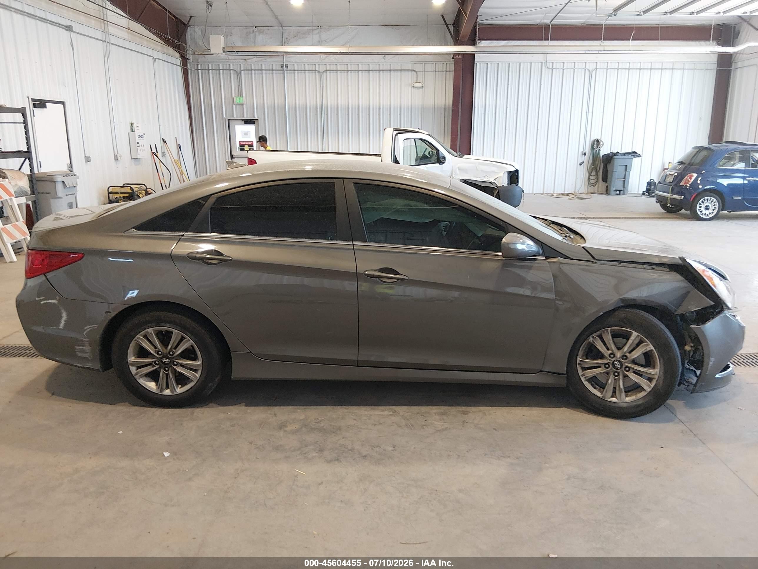 2014 Hyundai Sonata Gls Gray vin: 5NPEB4AC4EH908235