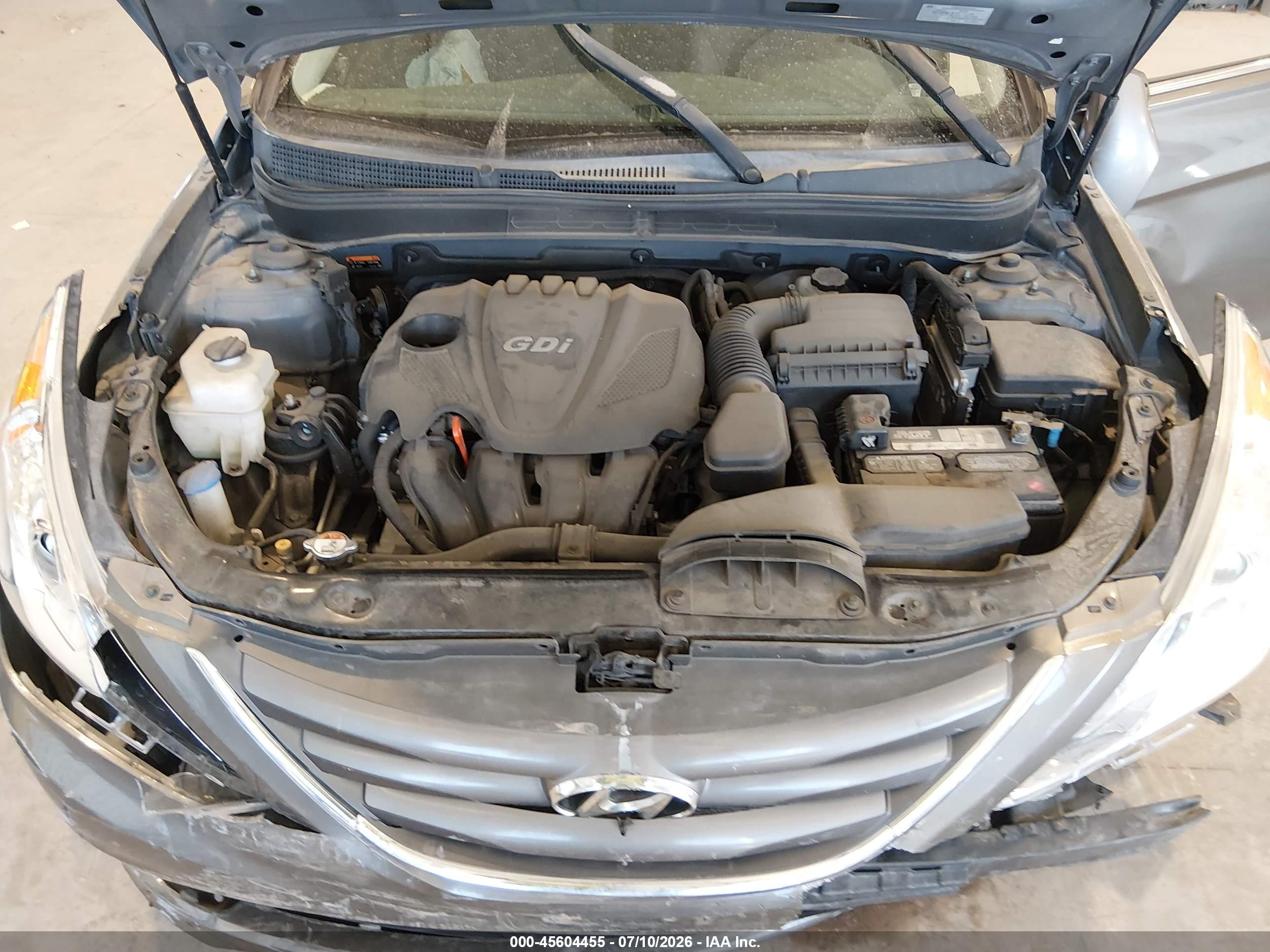 2014 Hyundai Sonata Gls Gray vin: 5NPEB4AC4EH908235
