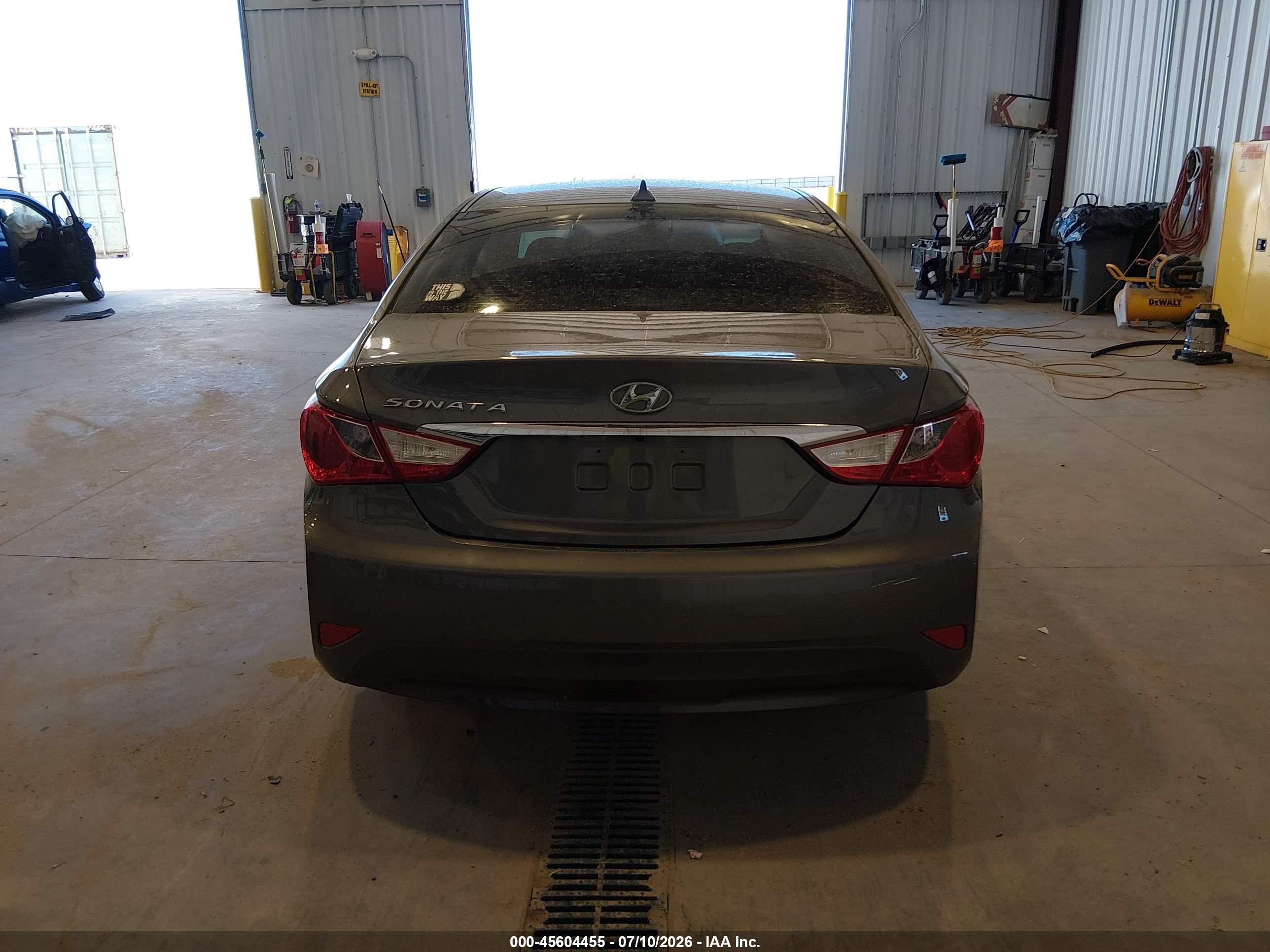 2014 Hyundai Sonata Gls Gray vin: 5NPEB4AC4EH908235
