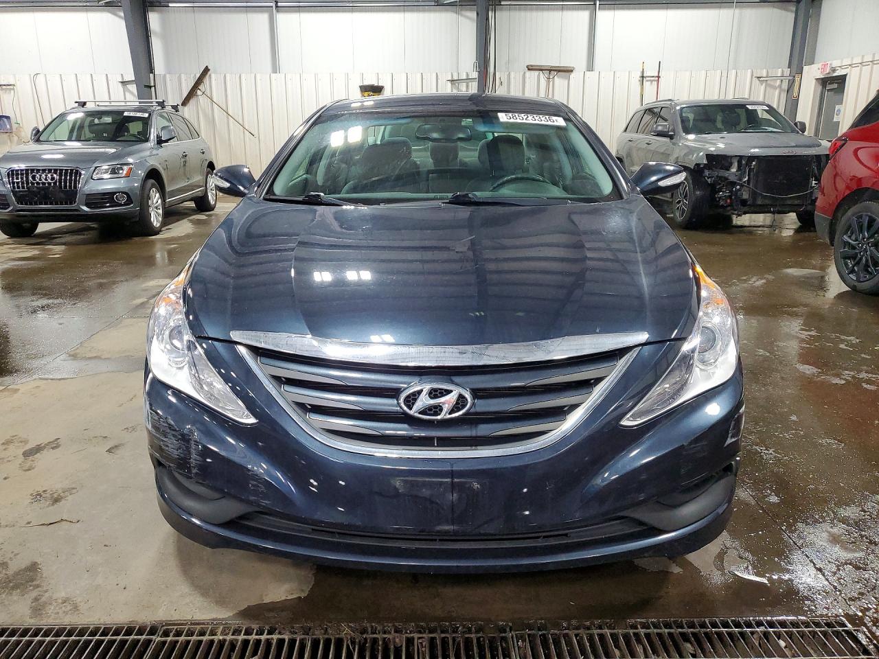 2014 Hyundai Sonata Gls Blue vin: 5NPEB4AC4EH921017