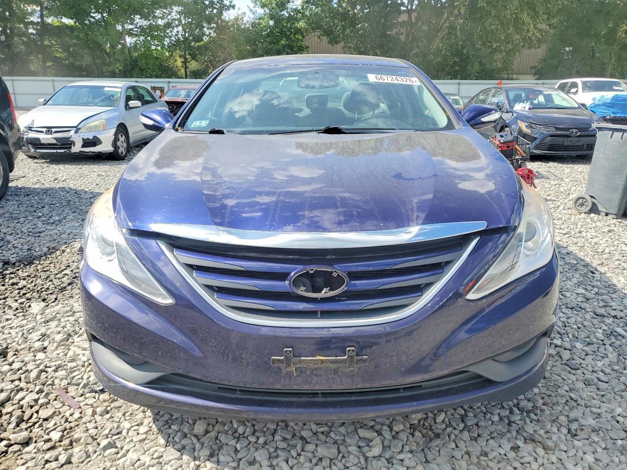 2014 Hyundai Sonata Gls Blue vin: 5NPEB4AC4EH921230