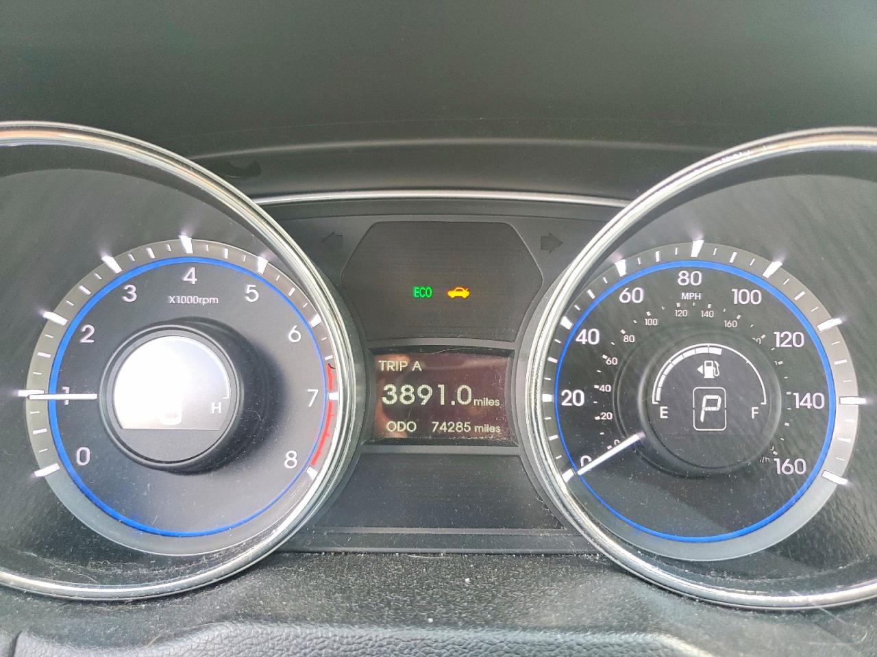 2014 Hyundai Sonata Gls Blue vin: 5NPEB4AC4EH921230