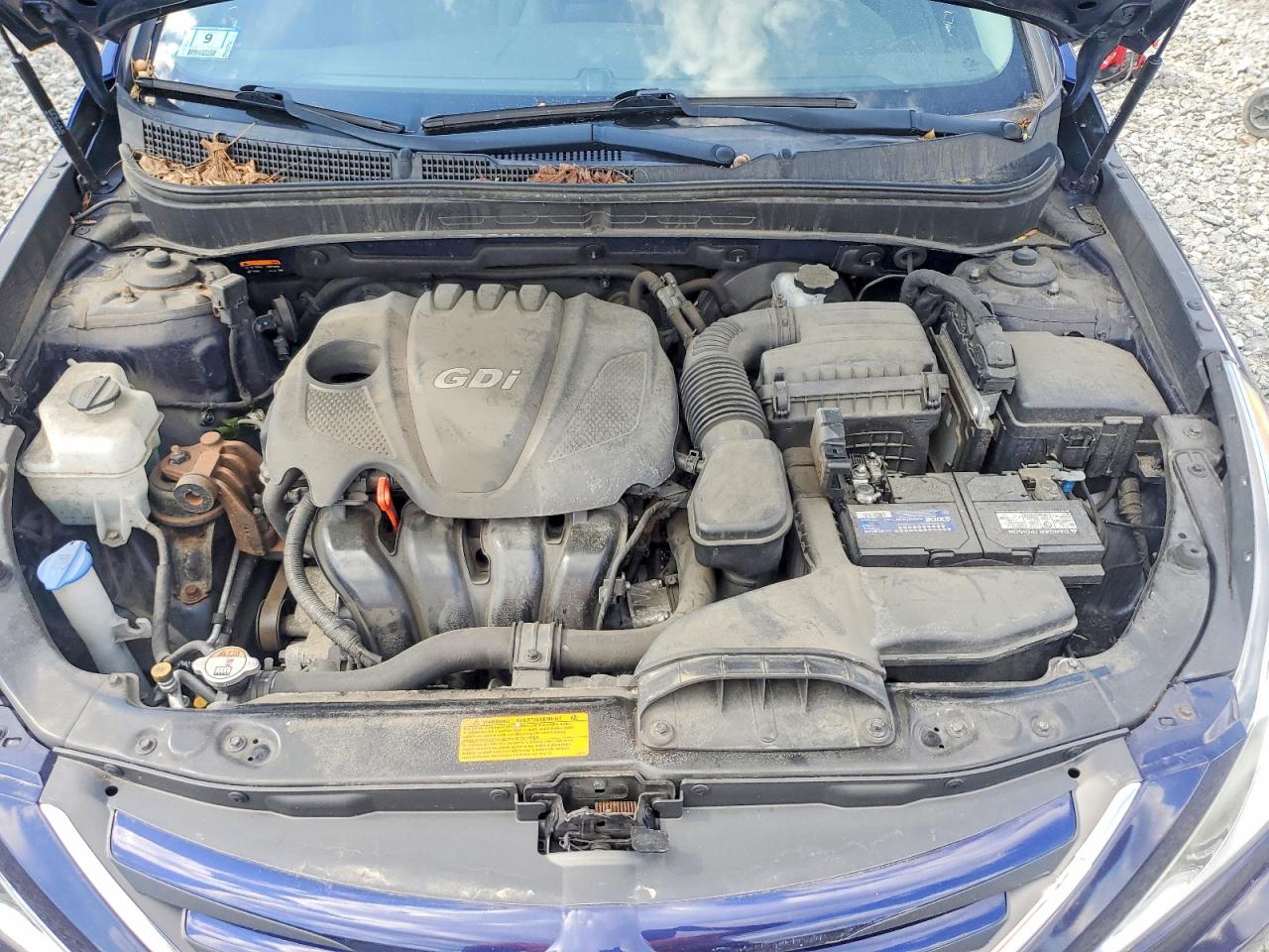 2014 Hyundai Sonata Gls Blue vin: 5NPEB4AC4EH921230