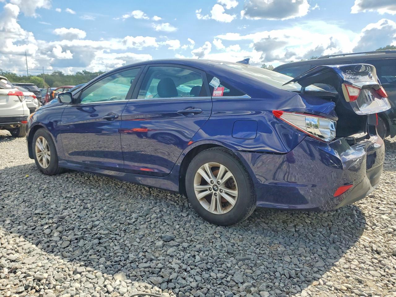 2014 Hyundai Sonata Gls Blue vin: 5NPEB4AC4EH921230