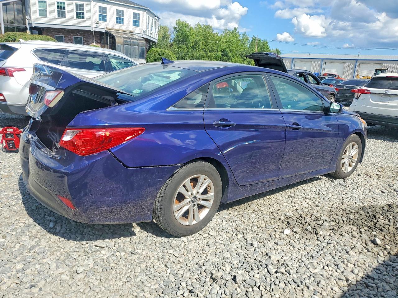 2014 Hyundai Sonata Gls Blue vin: 5NPEB4AC4EH921230
