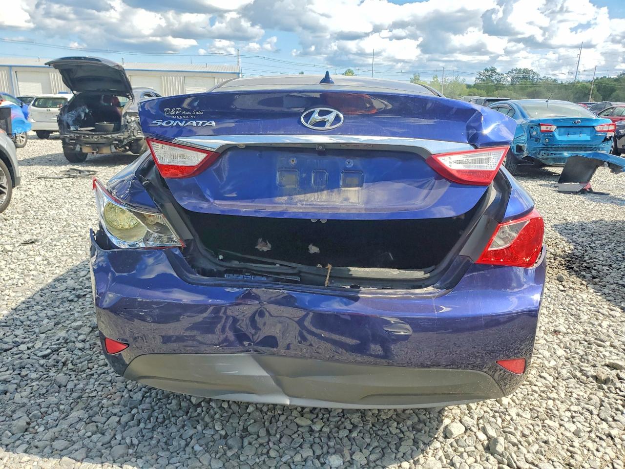 2014 Hyundai Sonata Gls Blue vin: 5NPEB4AC4EH921230