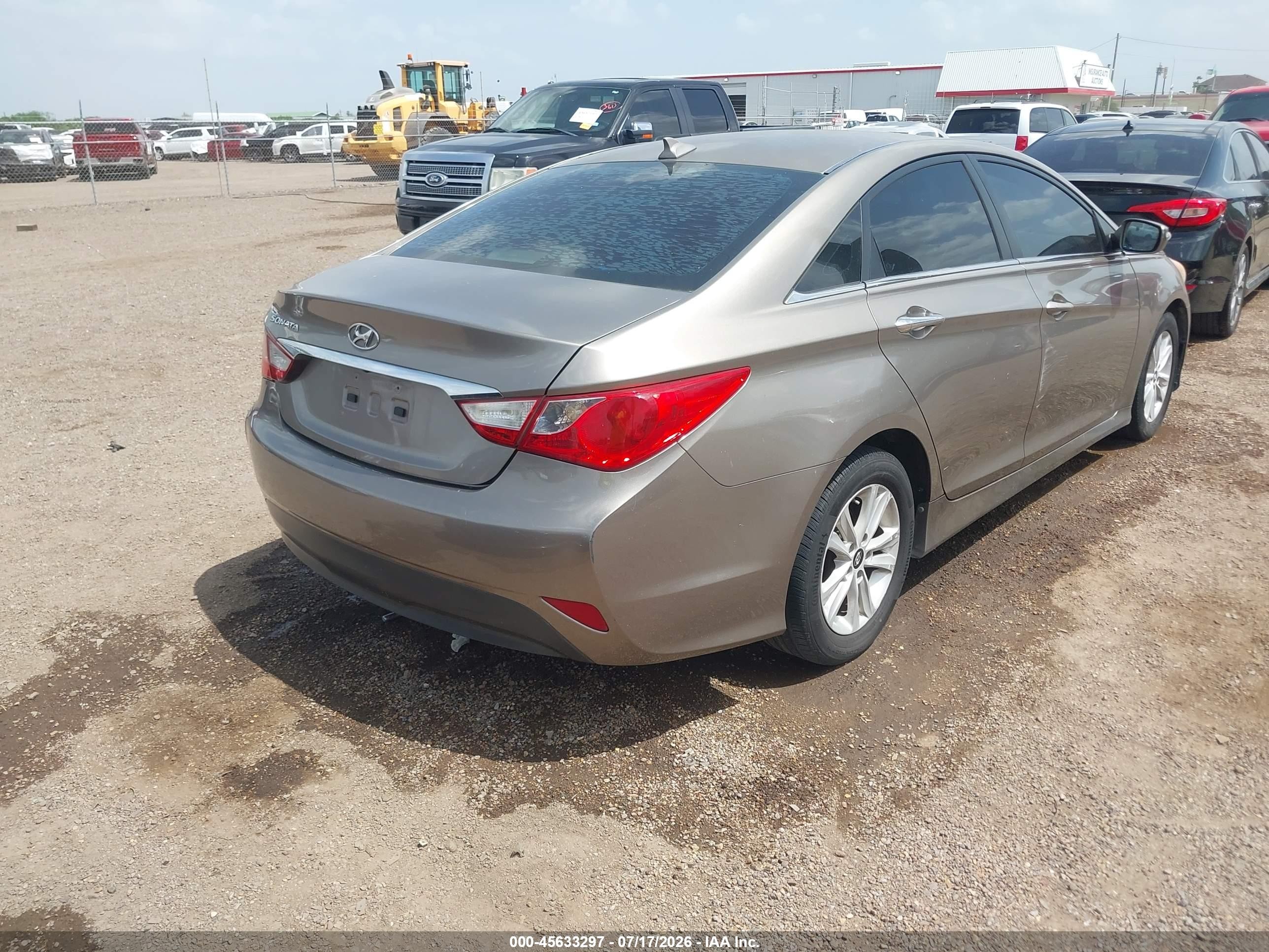 2014 Hyundai Sonata Gls Brown vin: 5NPEB4AC4EH921907