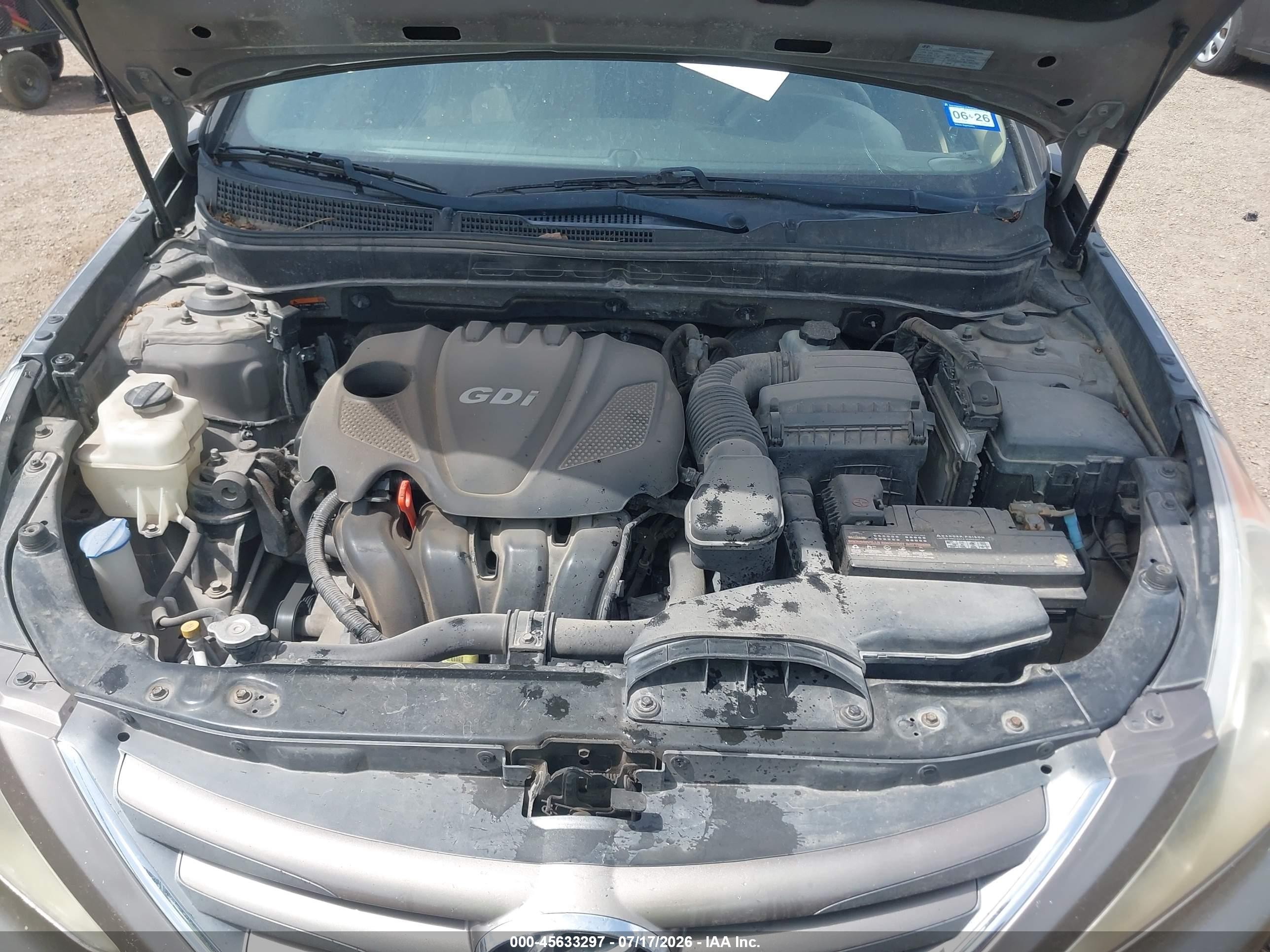 2014 Hyundai Sonata Gls Brown vin: 5NPEB4AC4EH921907