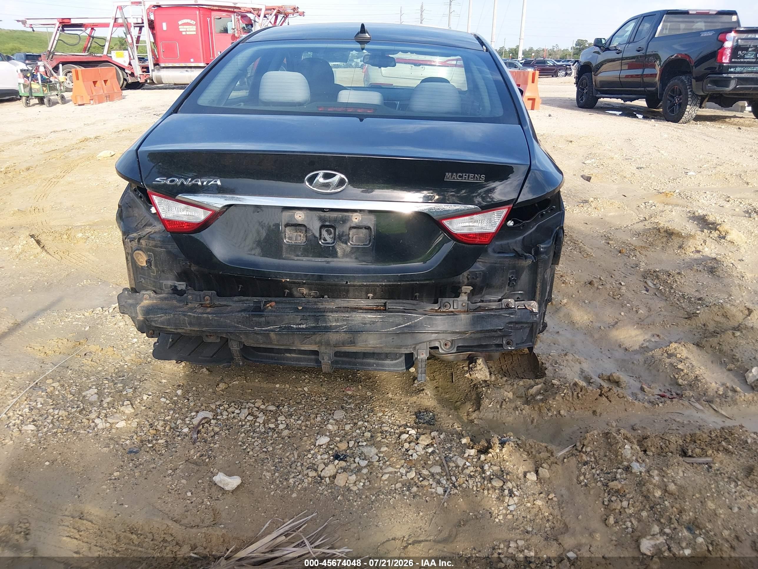 2014 Hyundai Sonata Gls Black vin: 5NPEB4AC4EH931725