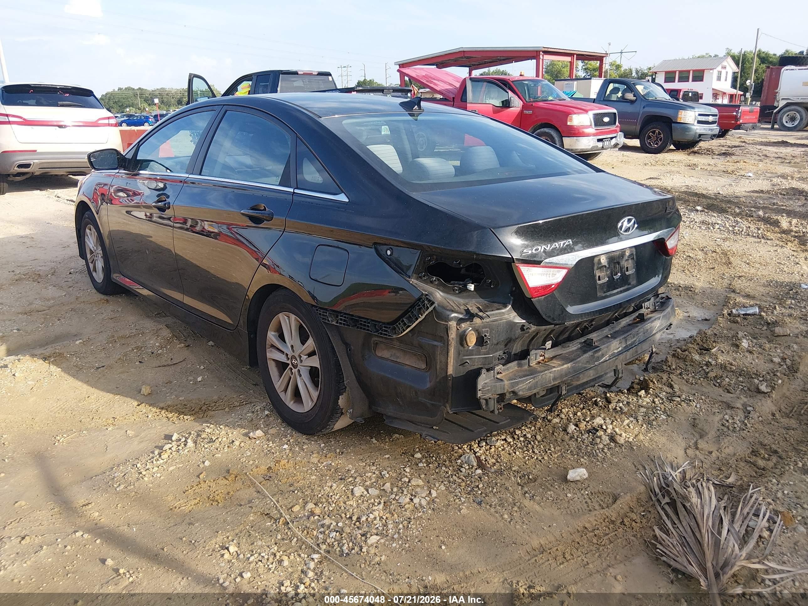 2014 Hyundai Sonata Gls Black vin: 5NPEB4AC4EH931725