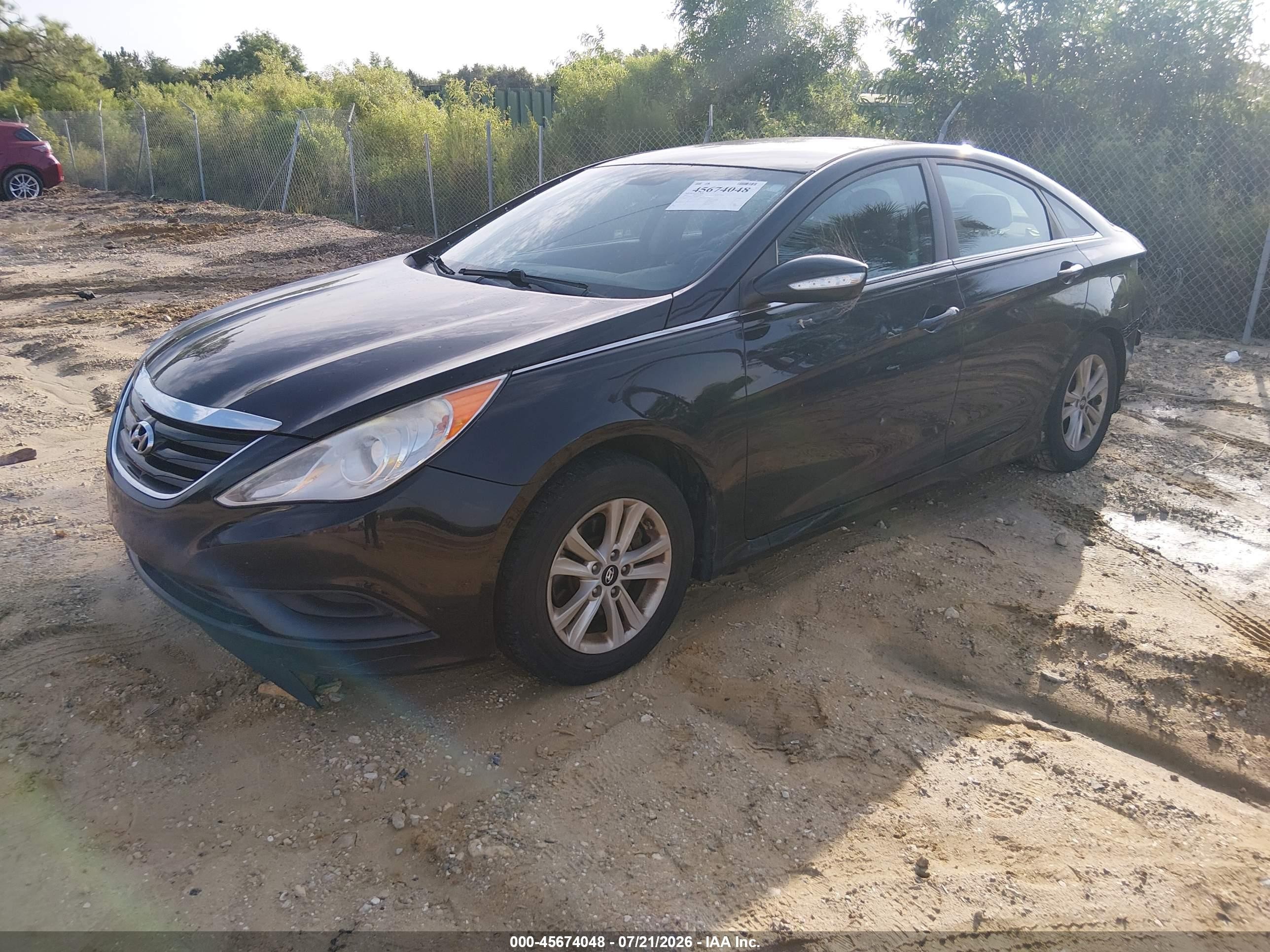 2014 Hyundai Sonata Gls Black vin: 5NPEB4AC4EH931725