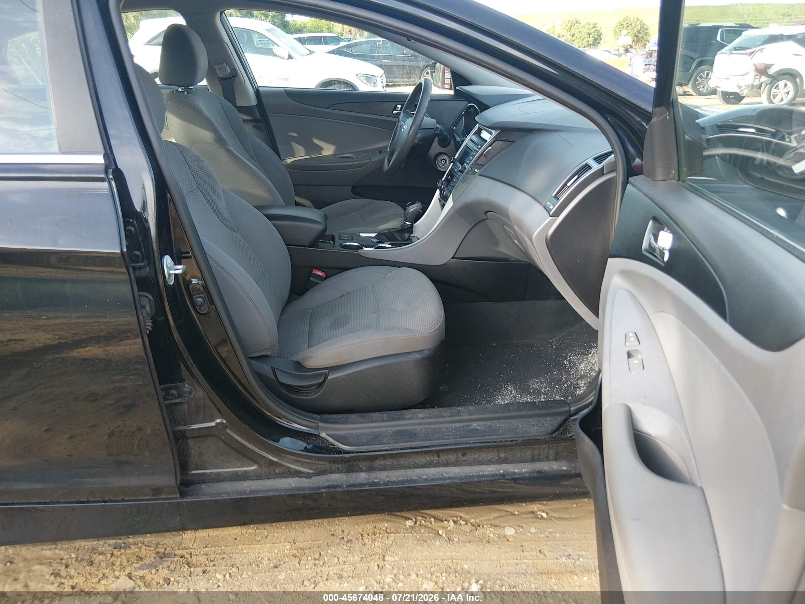 2014 Hyundai Sonata Gls Black vin: 5NPEB4AC4EH931725