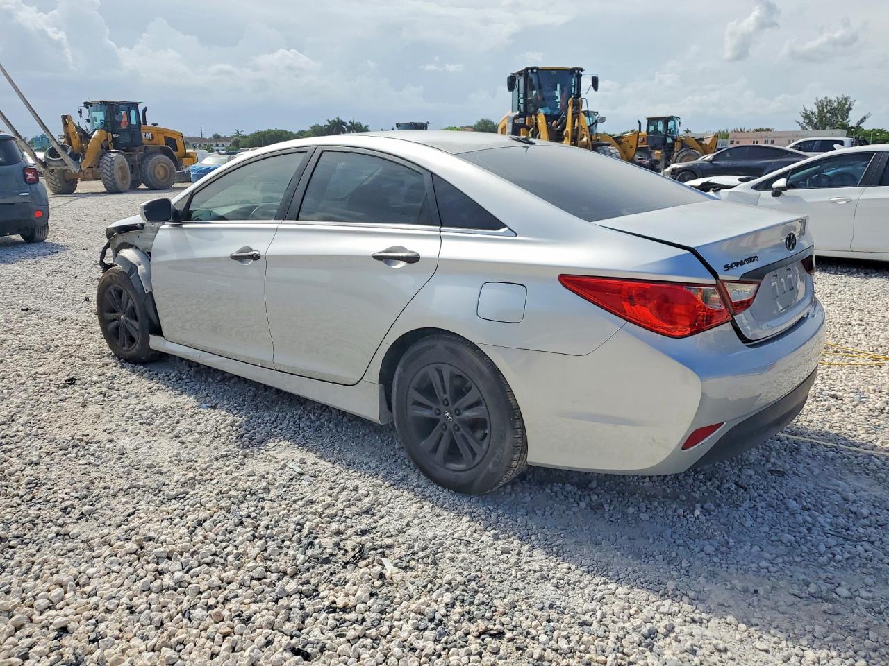 2014 Hyundai Sonata Gls Silver vin: 5NPEB4AC4EH932146
