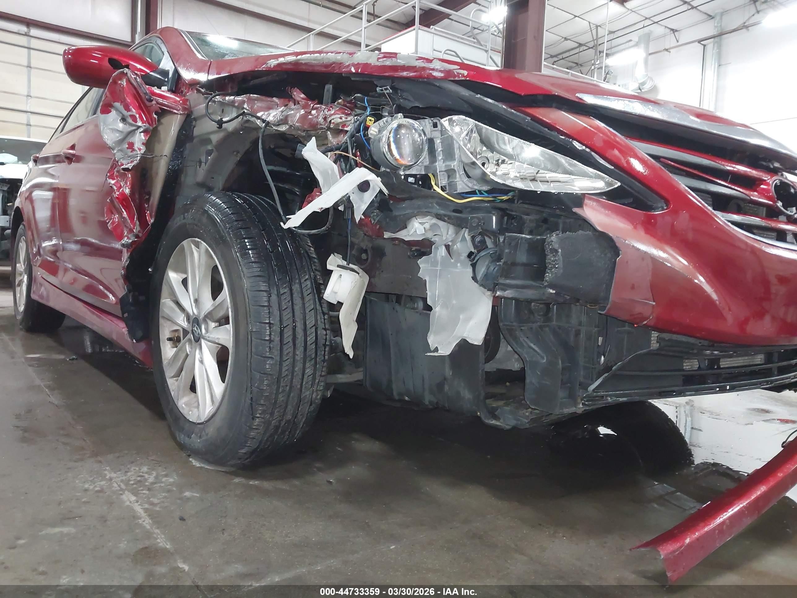 2014 Hyundai Sonata Gls Red vin: 5NPEB4AC4EH933751