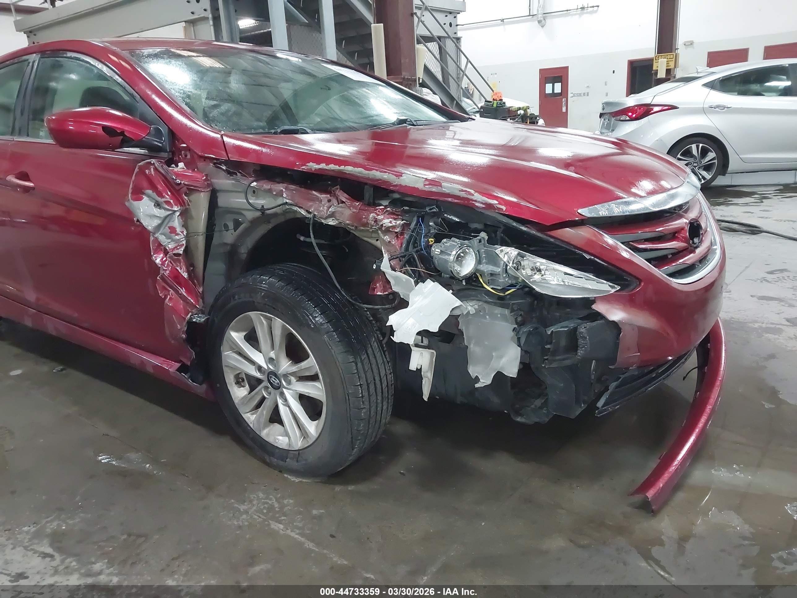 2014 Hyundai Sonata Gls Red vin: 5NPEB4AC4EH933751