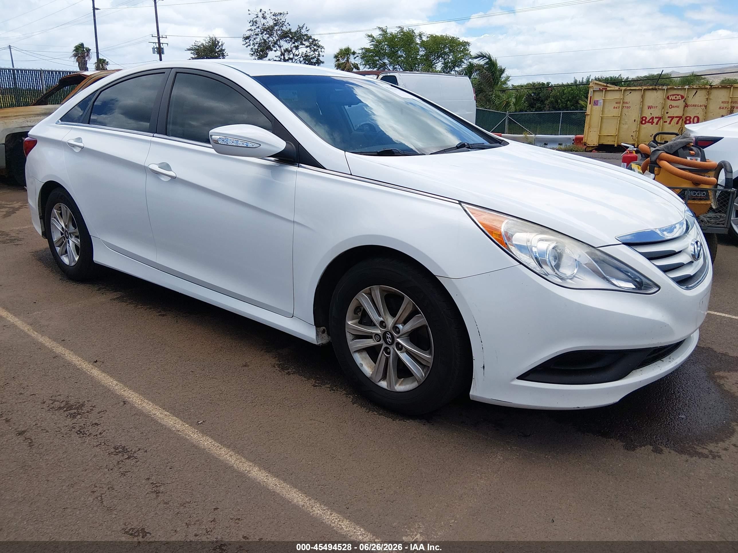 2014 Hyundai Sonata Gls vin: 5NPEB4AC4EH934270