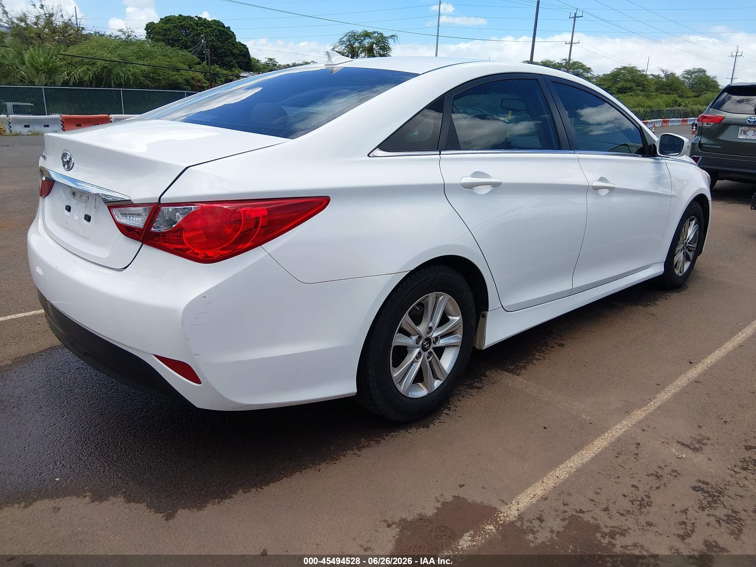 2014 Hyundai Sonata Gls vin: 5NPEB4AC4EH934270