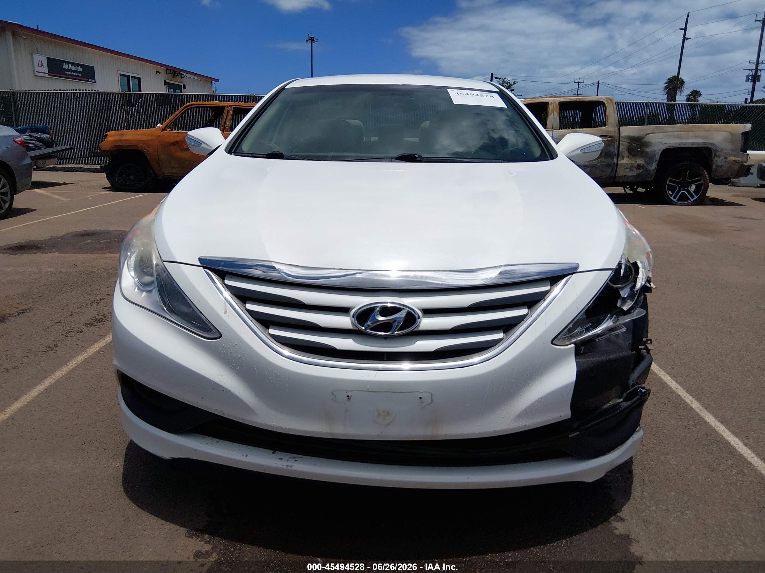 2014 Hyundai Sonata Gls vin: 5NPEB4AC4EH934270