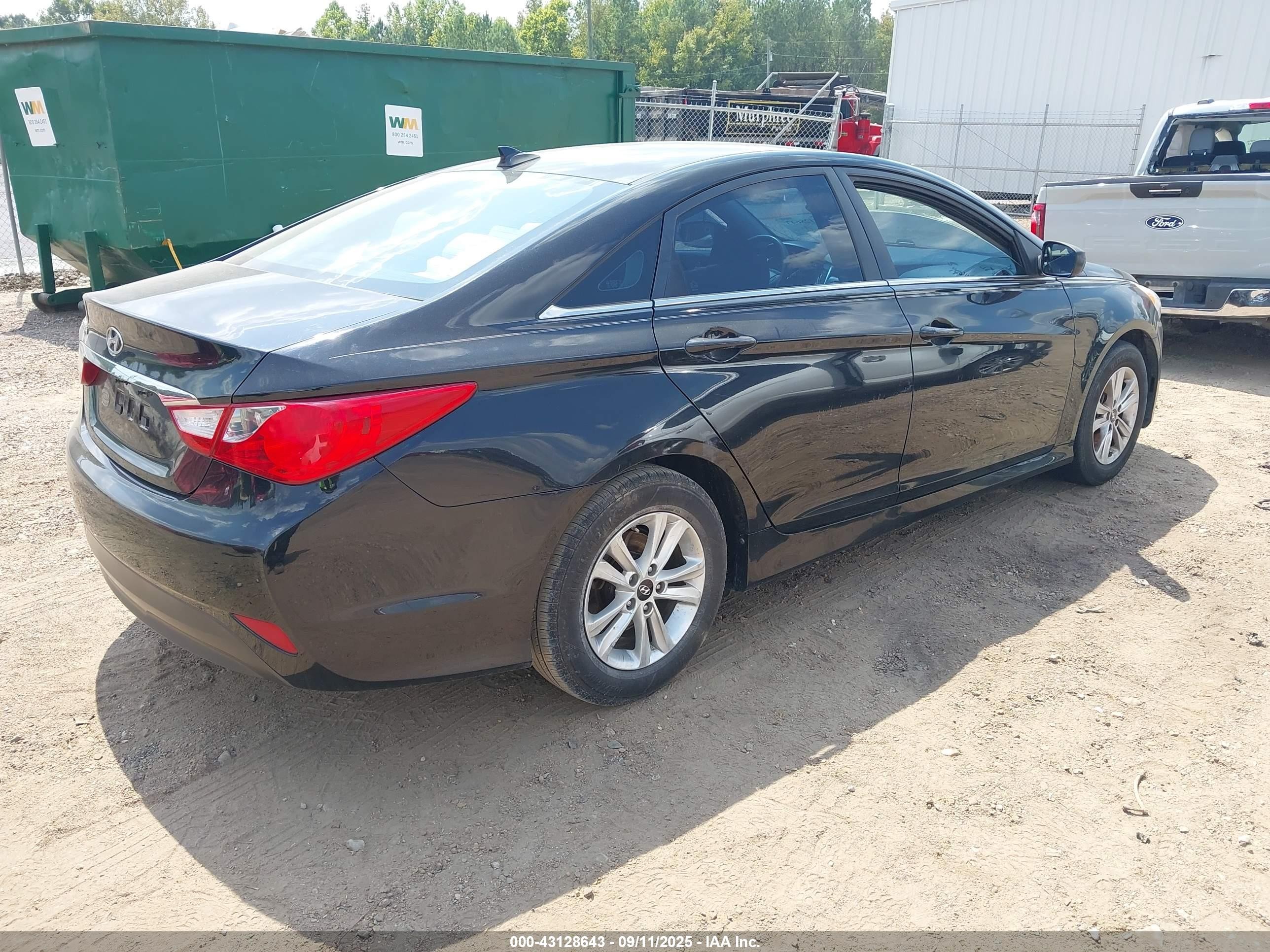 2014 Hyundai Sonata Gls Black vin: 5NPEB4AC4EH940103