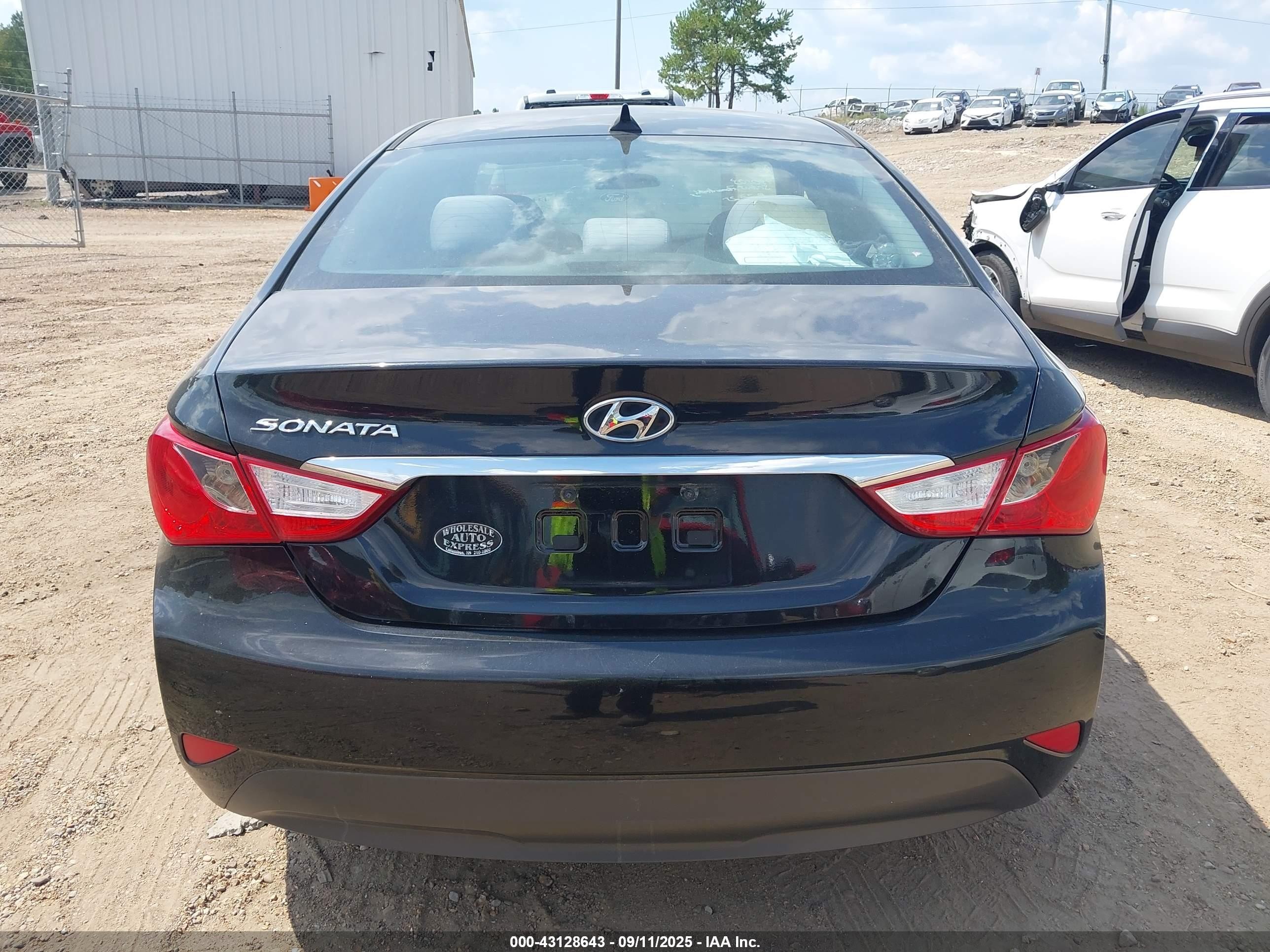 2014 Hyundai Sonata Gls Black vin: 5NPEB4AC4EH940103