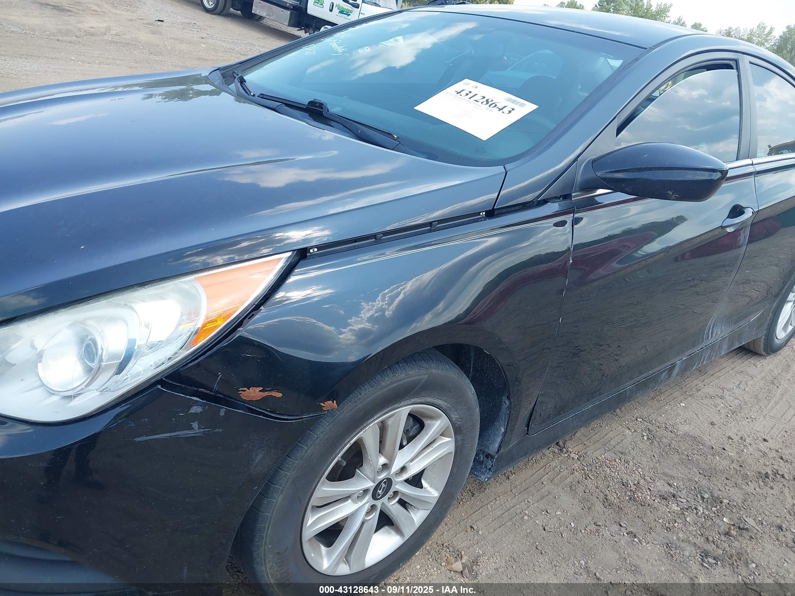 2014 Hyundai Sonata Gls Black vin: 5NPEB4AC4EH940103