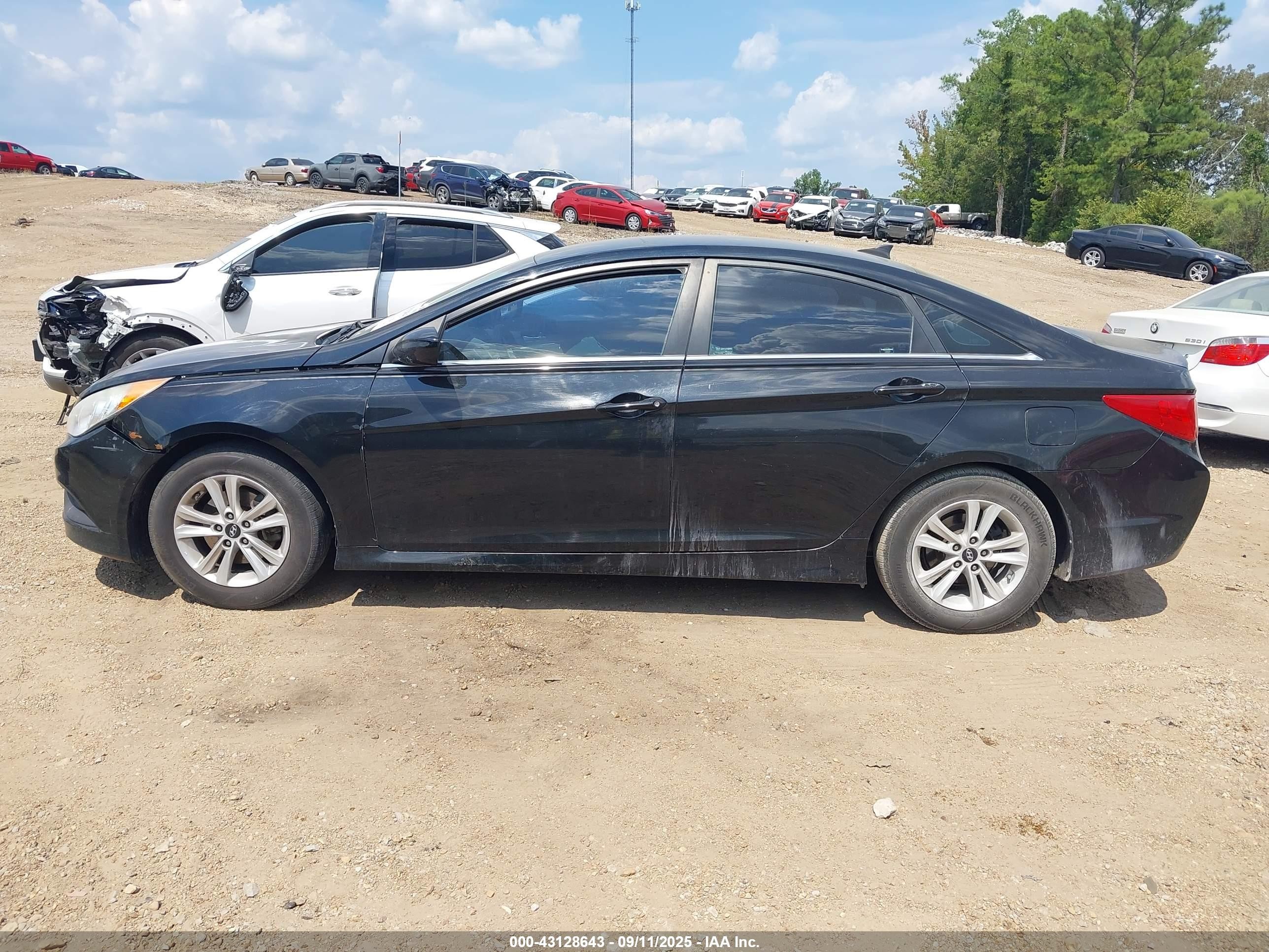 2014 Hyundai Sonata Gls Black vin: 5NPEB4AC4EH940103