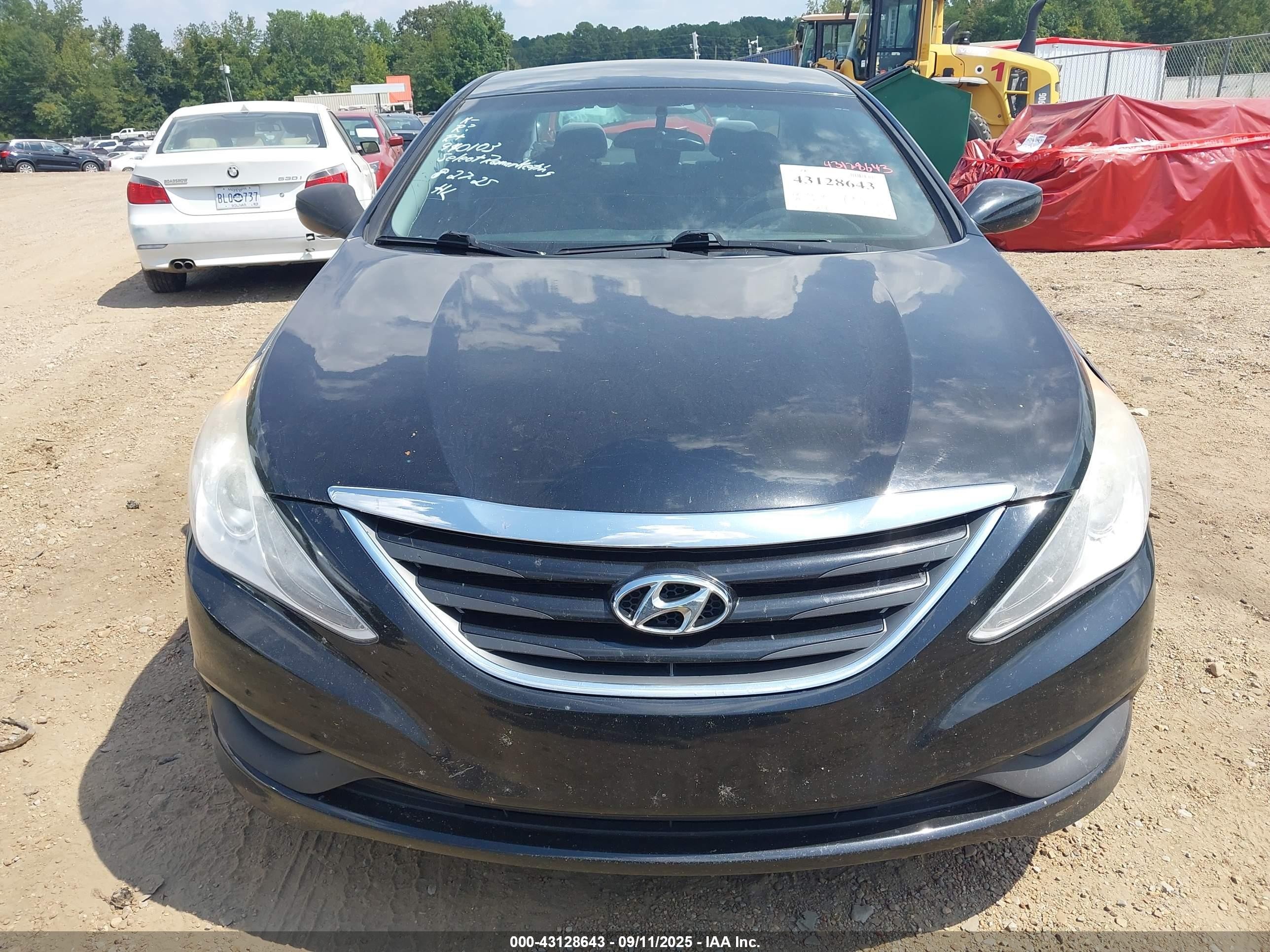2014 Hyundai Sonata Gls Black vin: 5NPEB4AC4EH940103