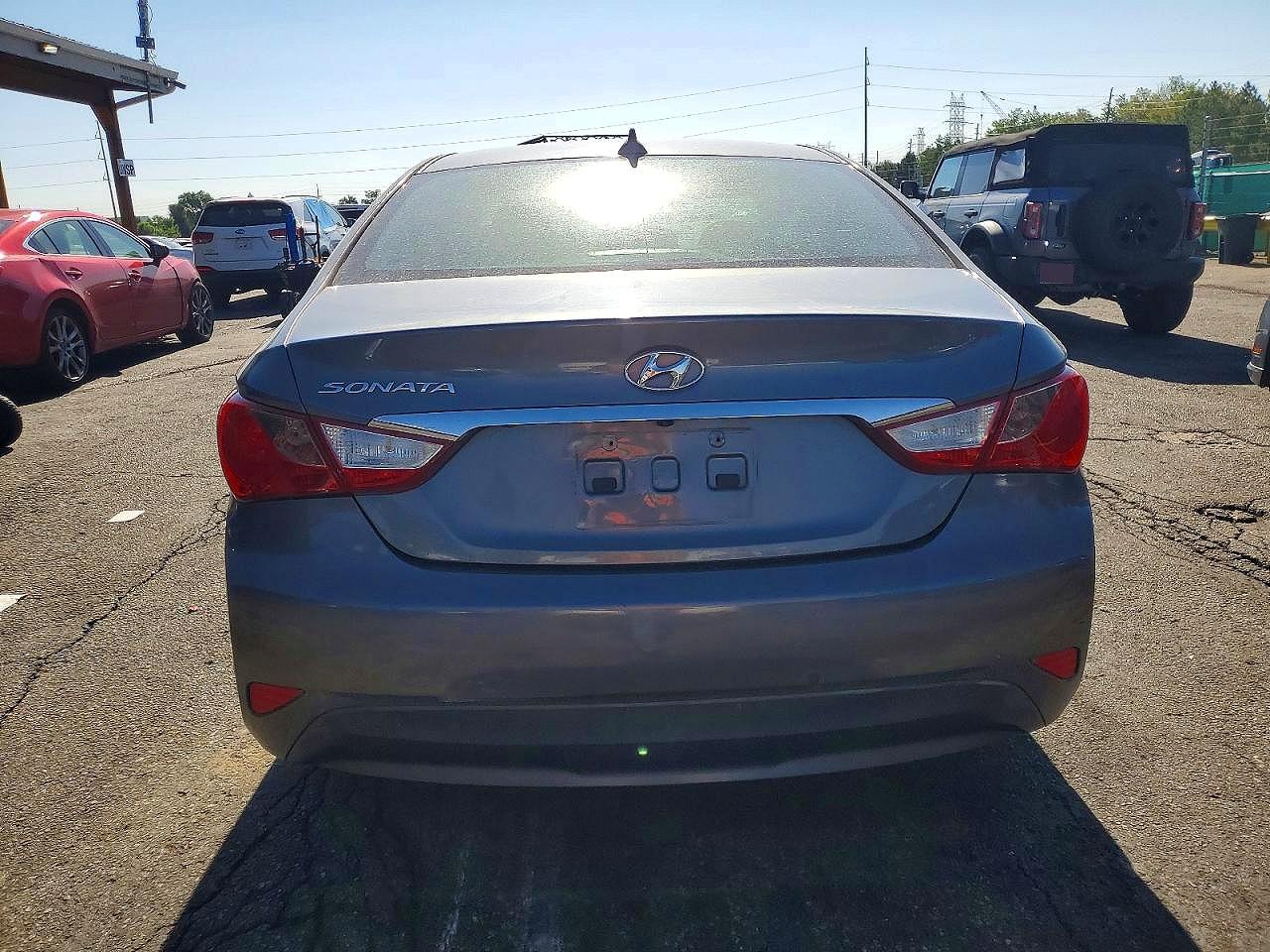 2014 Hyundai Sonata Gls Gray vin: 5NPEB4AC4EH942952