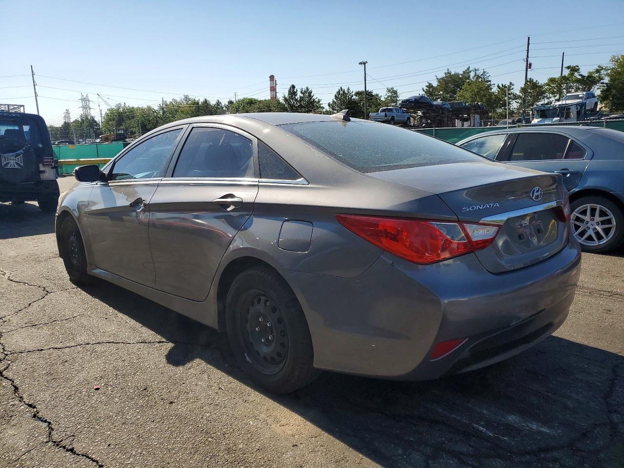 2014 Hyundai Sonata Gls Gray vin: 5NPEB4AC4EH942952