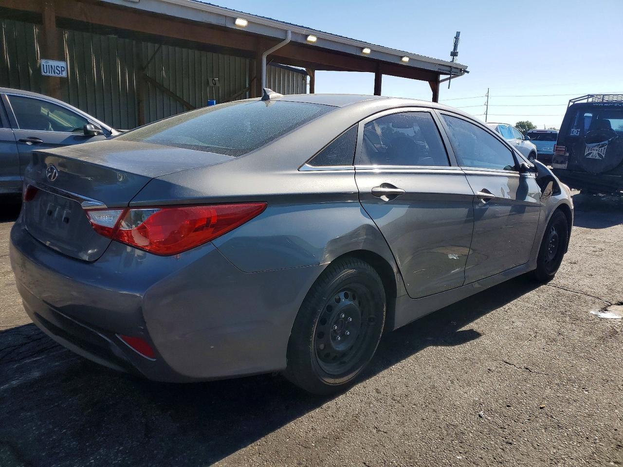 2014 Hyundai Sonata Gls Gray vin: 5NPEB4AC4EH942952