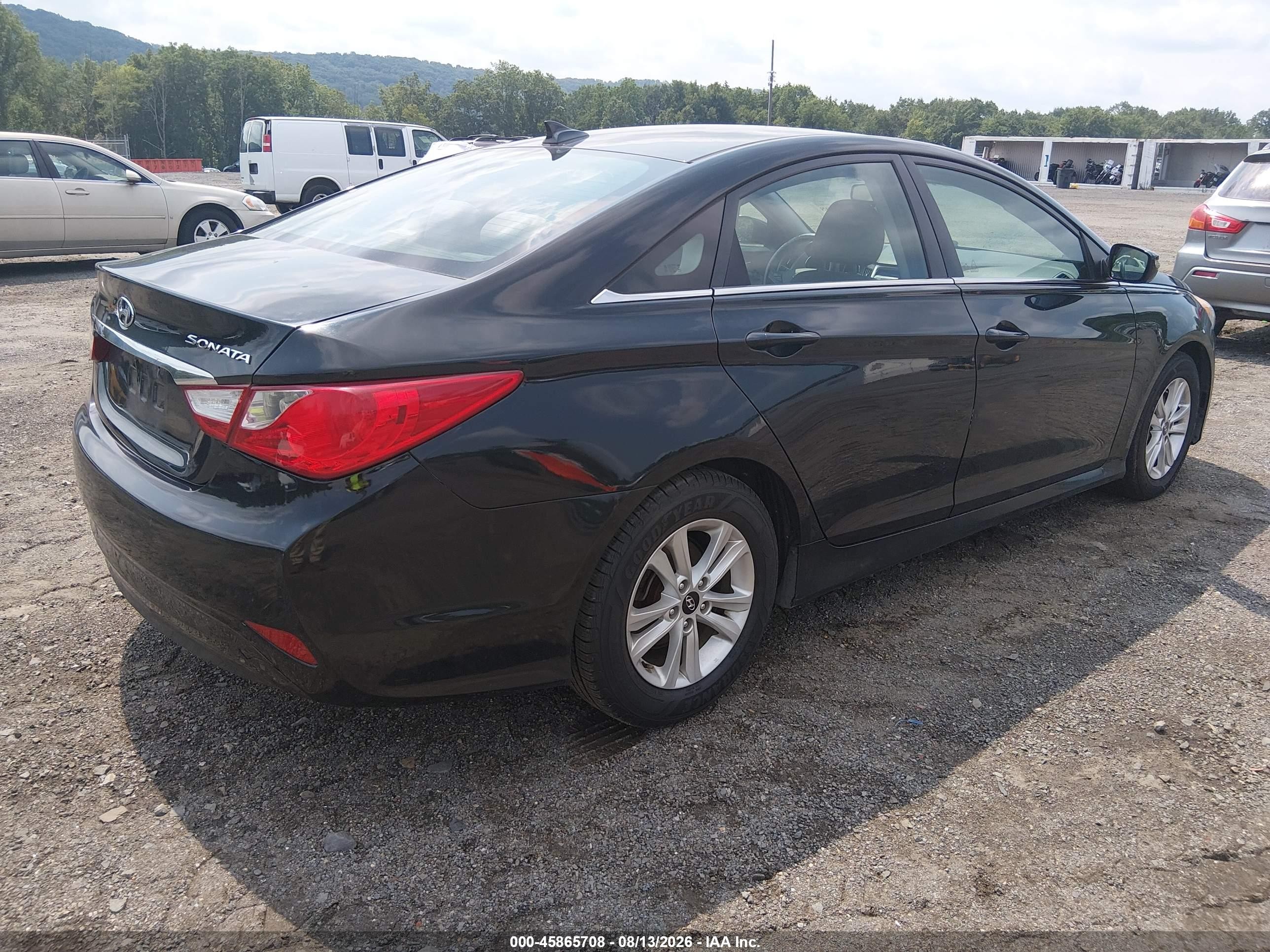 2014 Hyundai Sonata Gls Black vin: 5NPEB4AC4EH944975