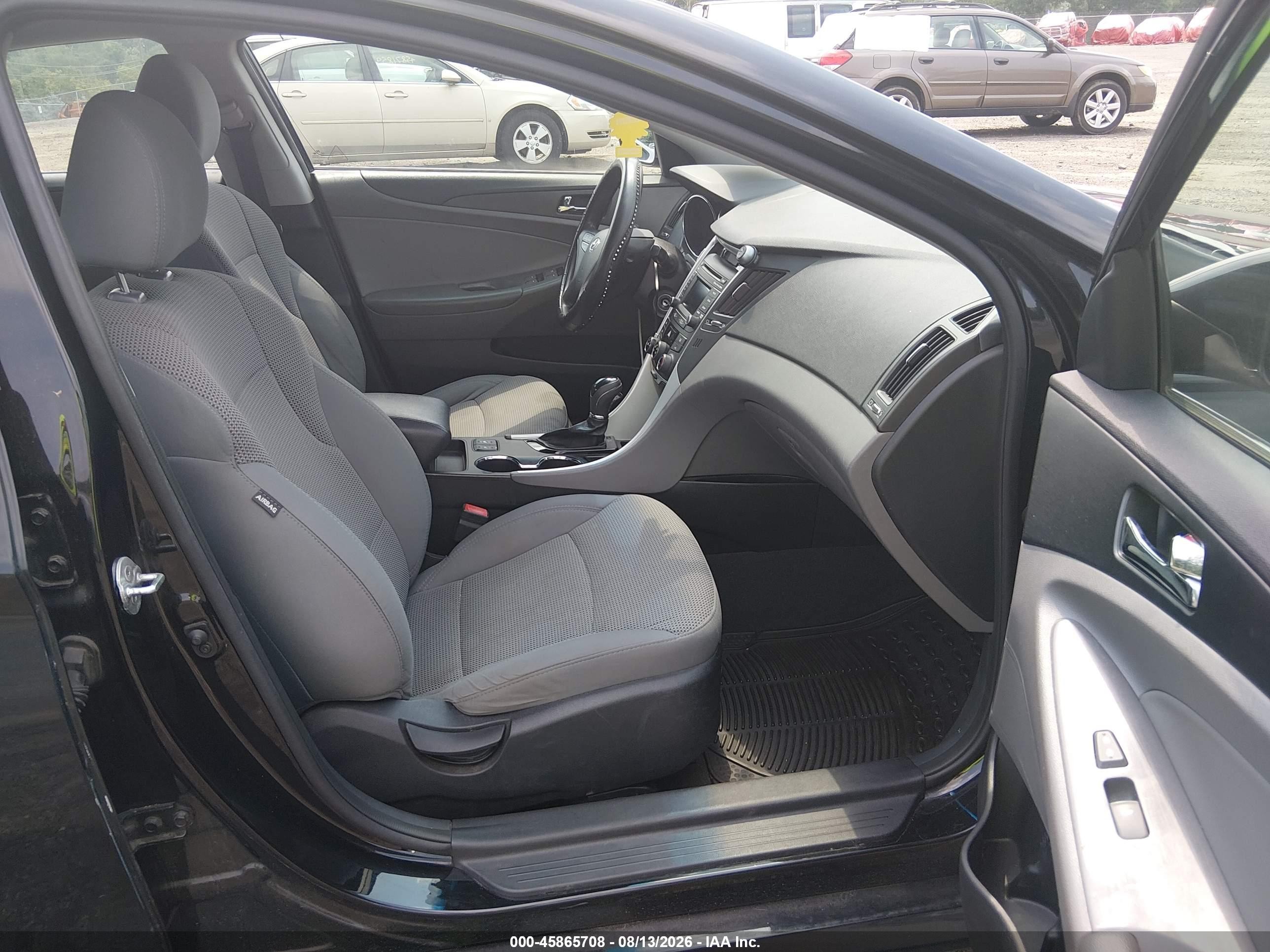 2014 Hyundai Sonata Gls Black vin: 5NPEB4AC4EH944975