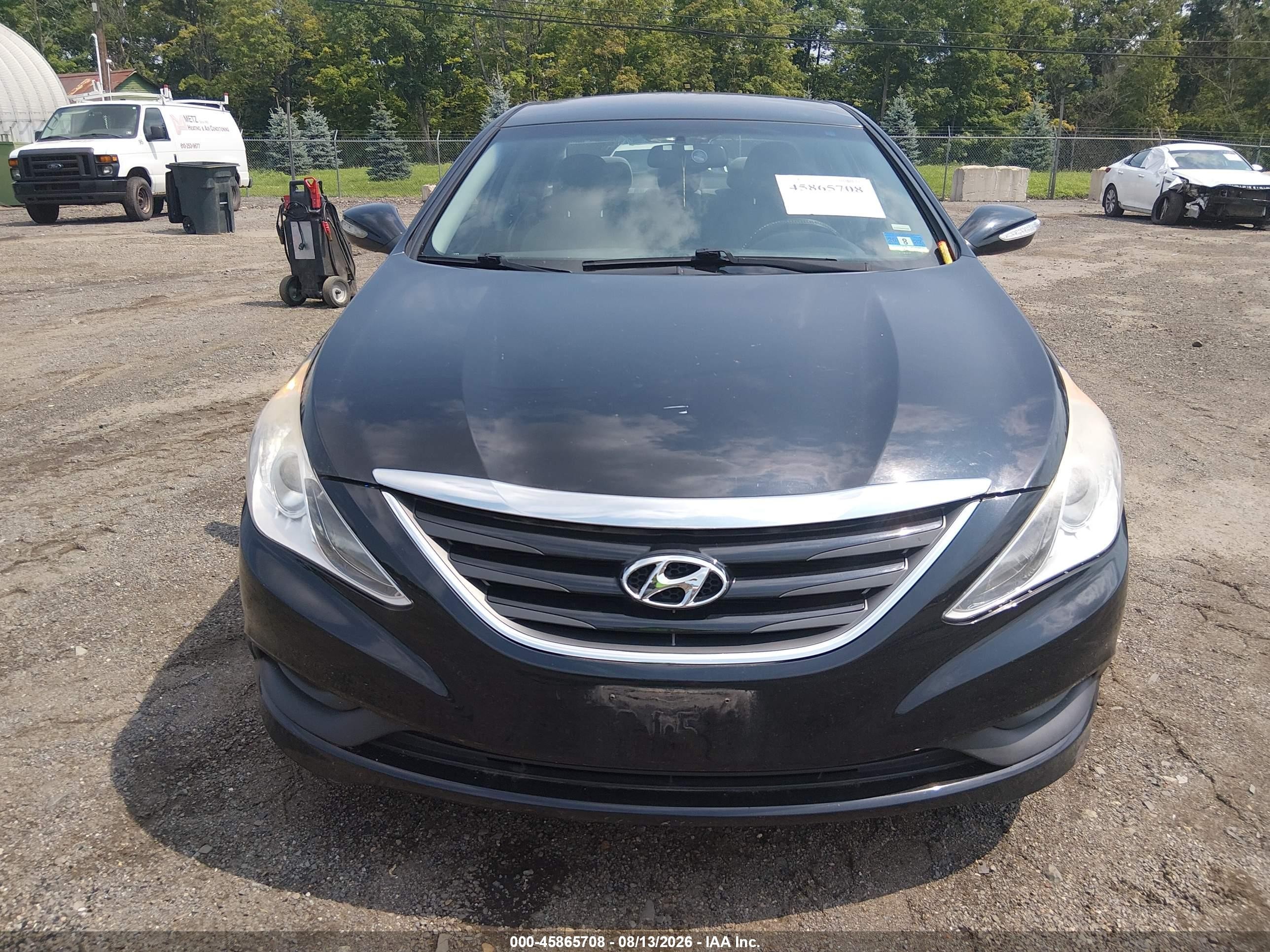 2014 Hyundai Sonata Gls Black vin: 5NPEB4AC4EH944975