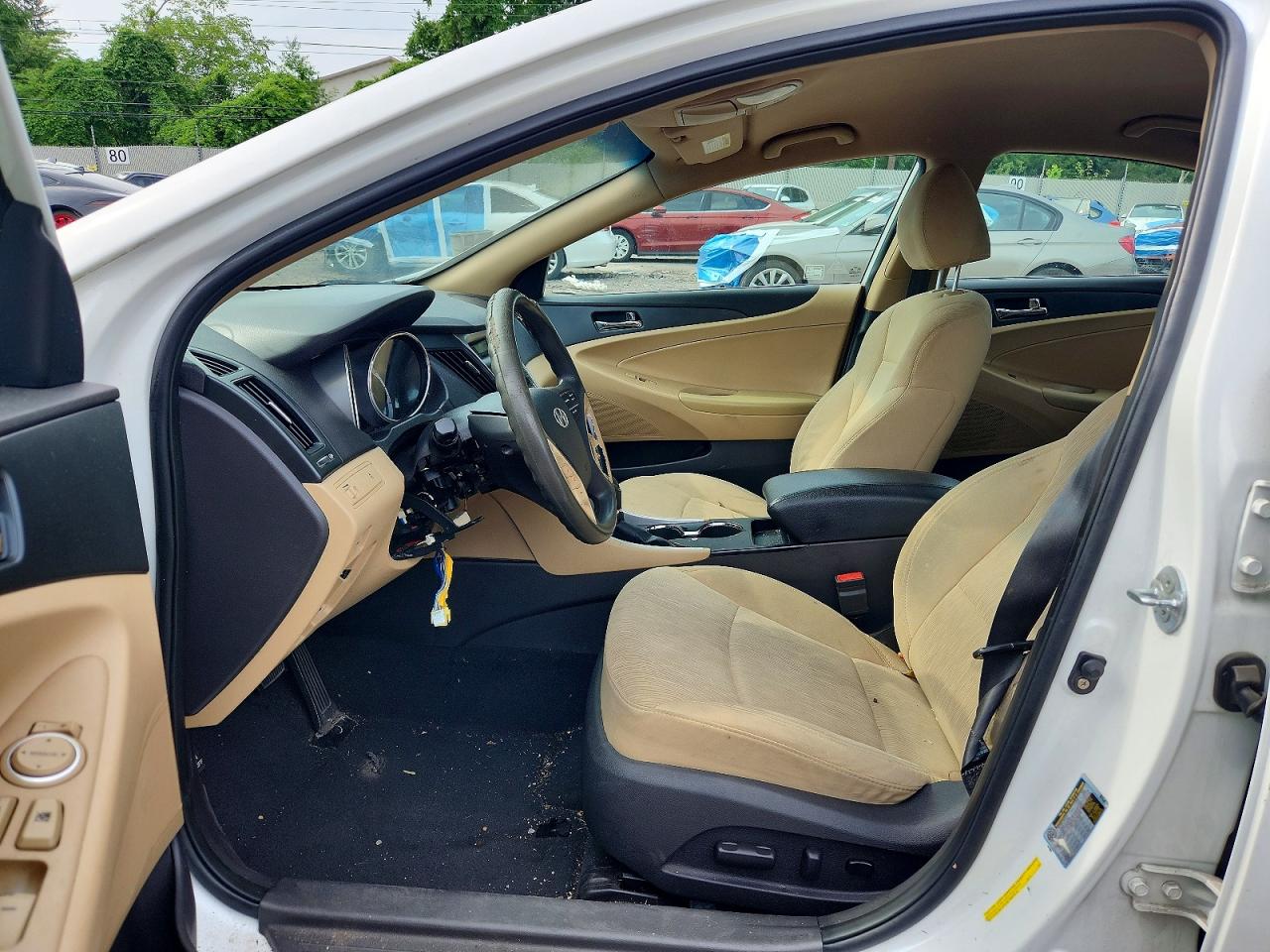 2011 Hyundai Sonata Gls Белый vin: 5NPEB4AC5BH016040