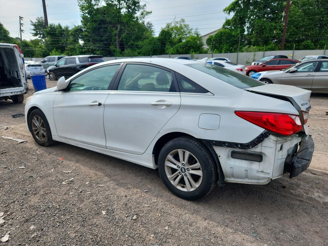 2011 Hyundai Sonata Gls Белый vin: 5NPEB4AC5BH016040