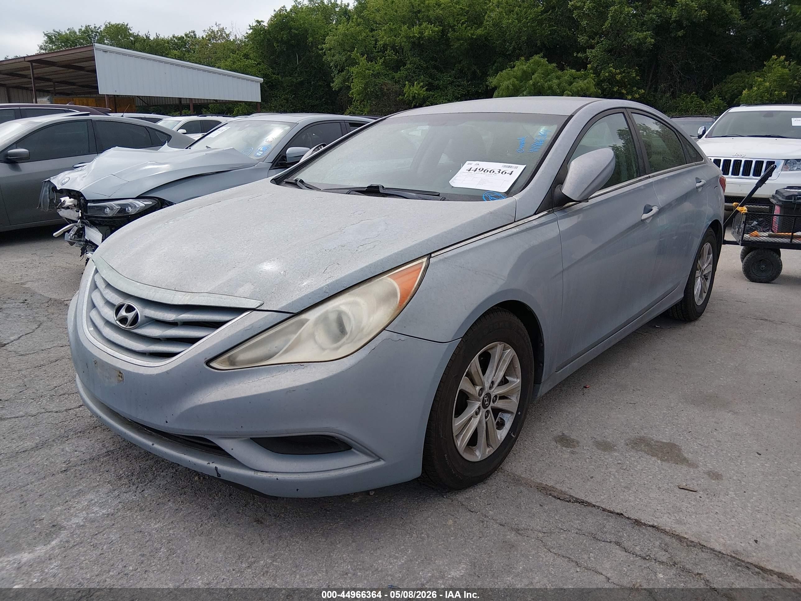 2011 Hyundai Sonata Gls Blue vin: 5NPEB4AC5BH032979