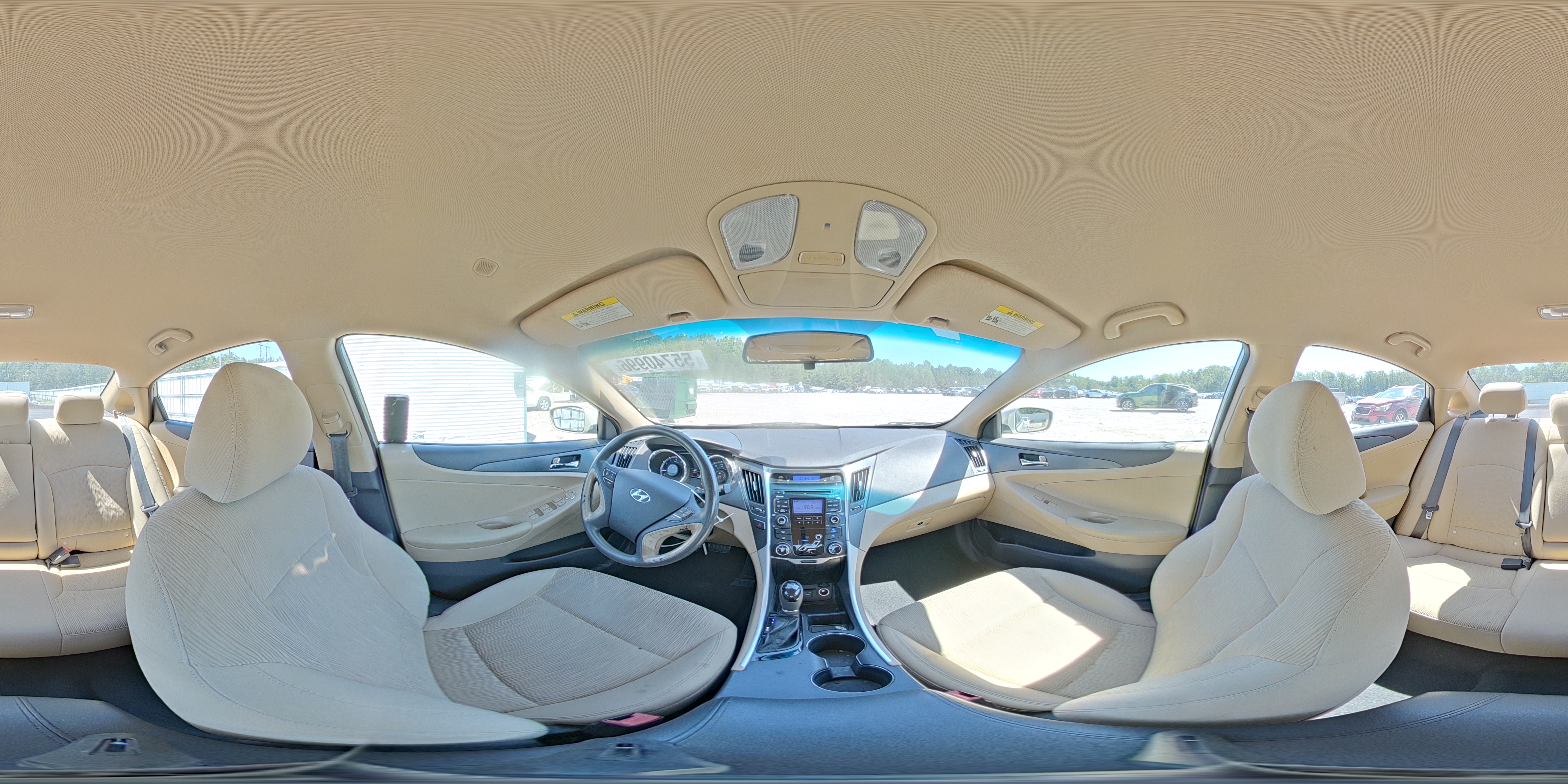 2011 Hyundai Sonata Gls Beige vin: 5NPEB4AC5BH048969