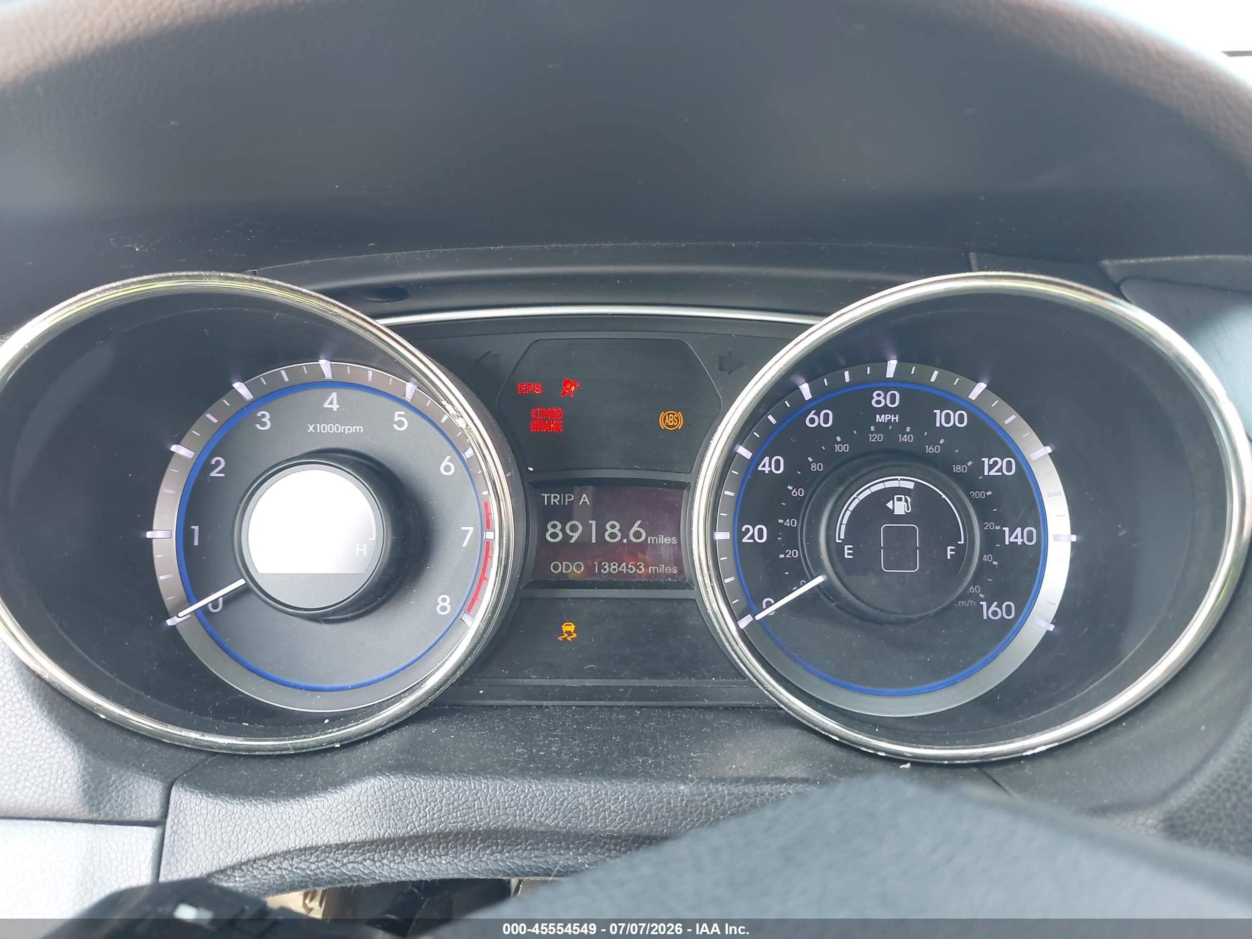 2011 Hyundai Sonata Gls Blue vin: 5NPEB4AC5BH053573