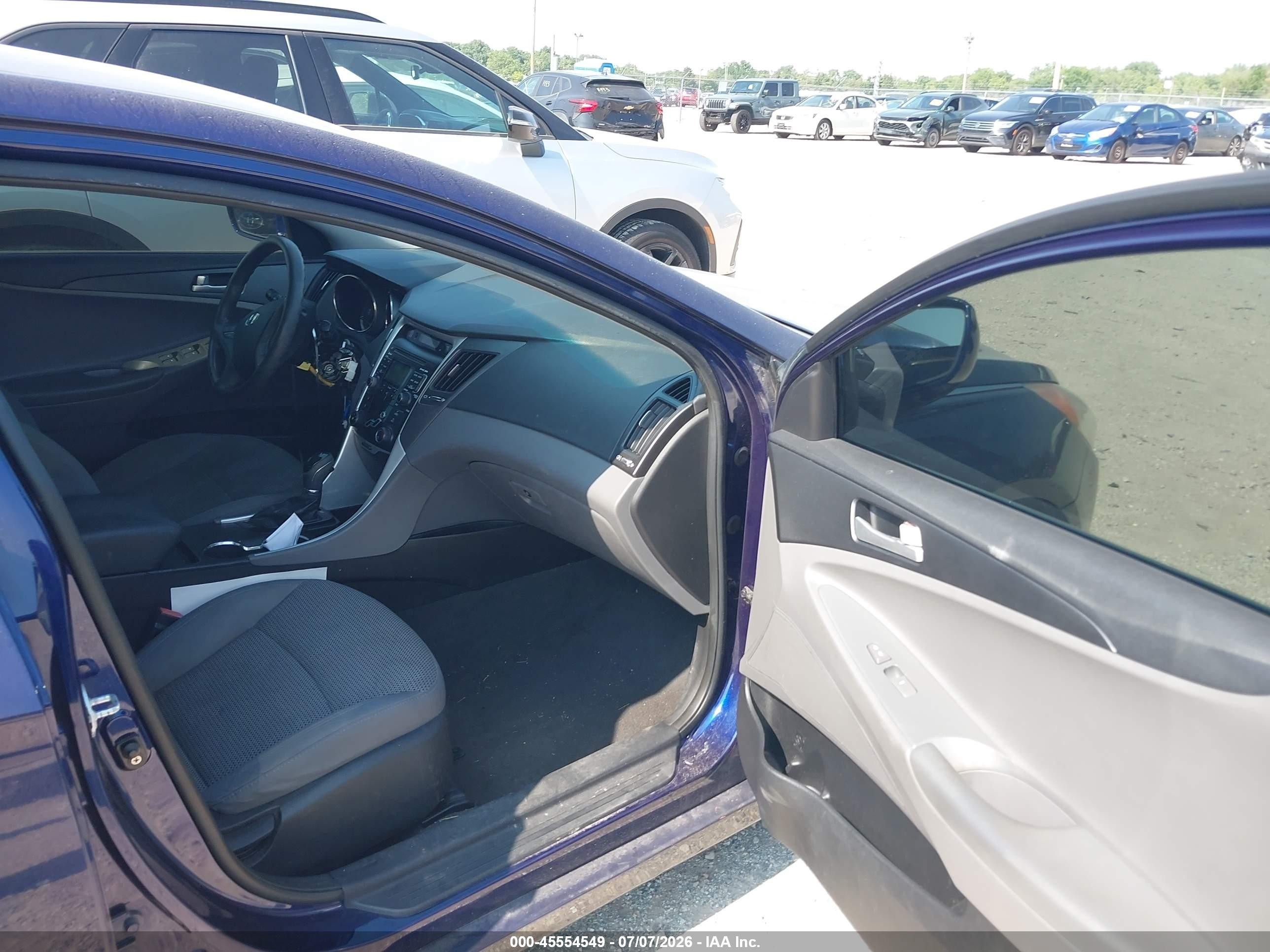 2011 Hyundai Sonata Gls Blue vin: 5NPEB4AC5BH053573