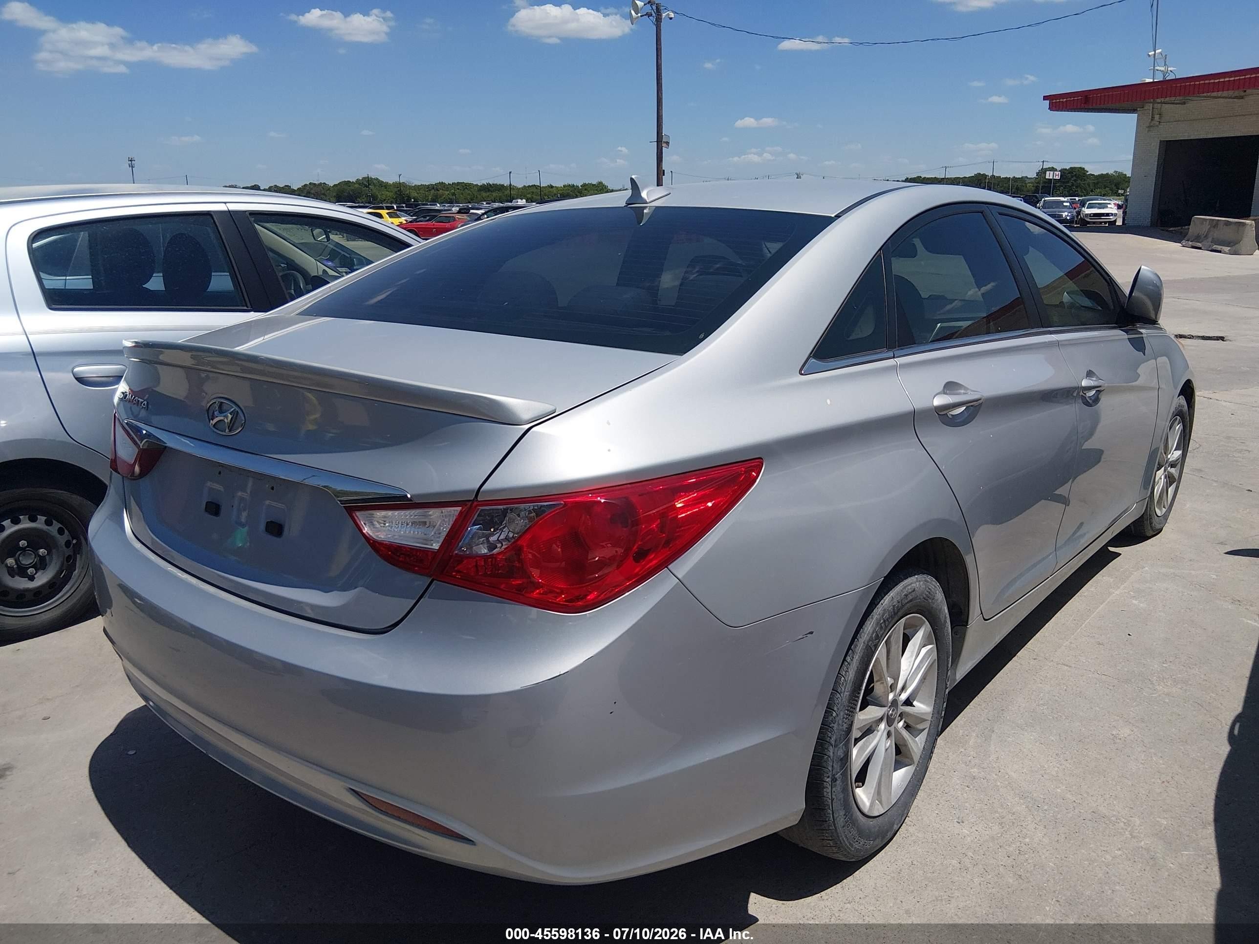 2011 Hyundai Sonata Gls Gray vin: 5NPEB4AC5BH075346