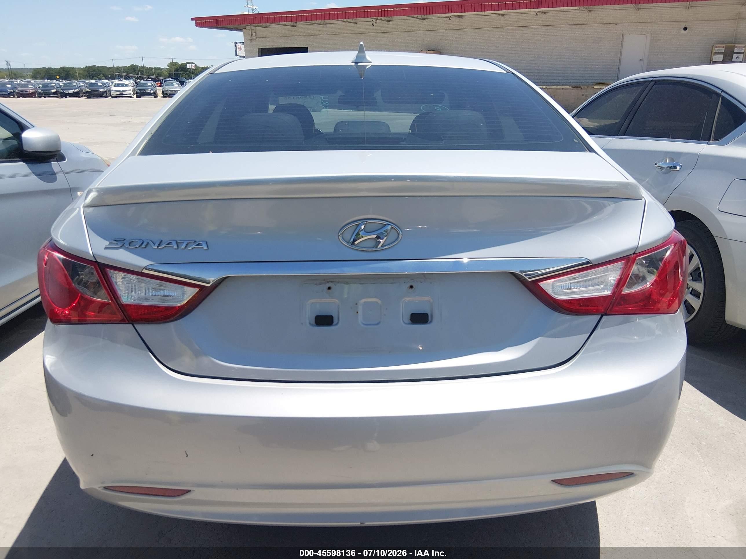 2011 Hyundai Sonata Gls Gray vin: 5NPEB4AC5BH075346