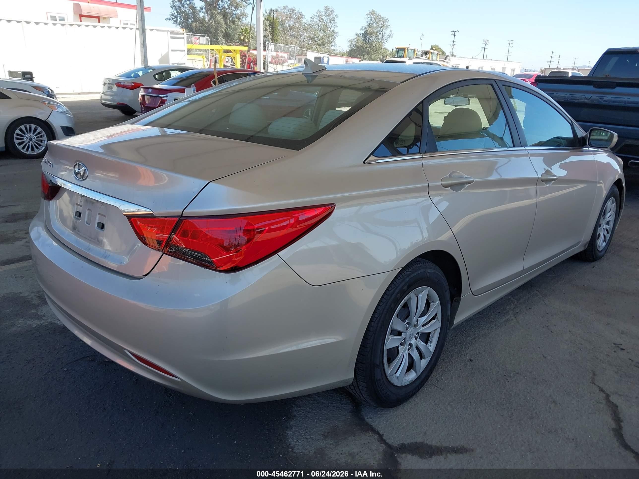 2011 Hyundai Sonata Gls Tan vin: 5NPEB4AC5BH082409
