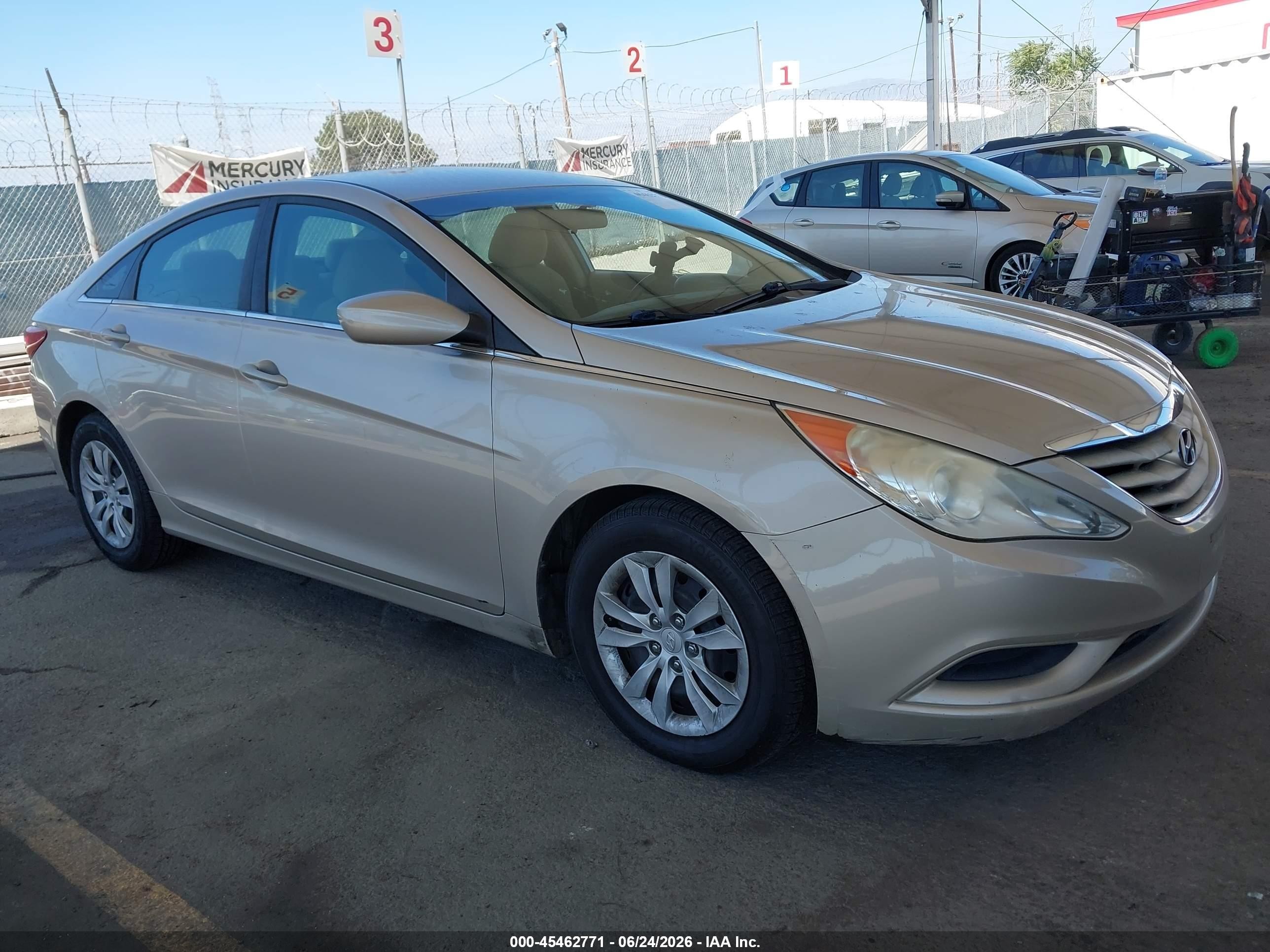 2011 Hyundai Sonata Gls Tan vin: 5NPEB4AC5BH082409