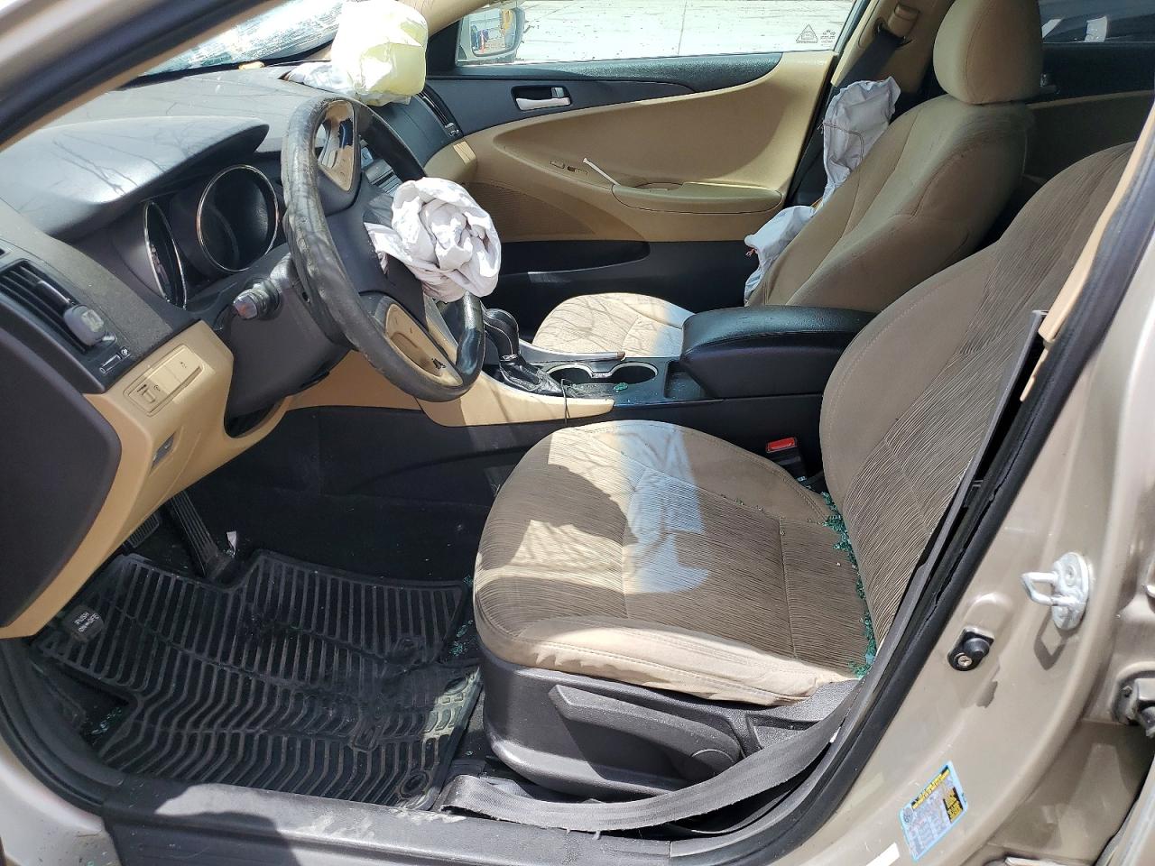 2011 Hyundai Sonata Gls Beige vin: 5NPEB4AC5BH088274