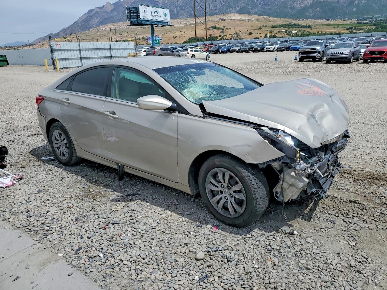 2011 Hyundai Sonata Gls Beige vin: 5NPEB4AC5BH088274