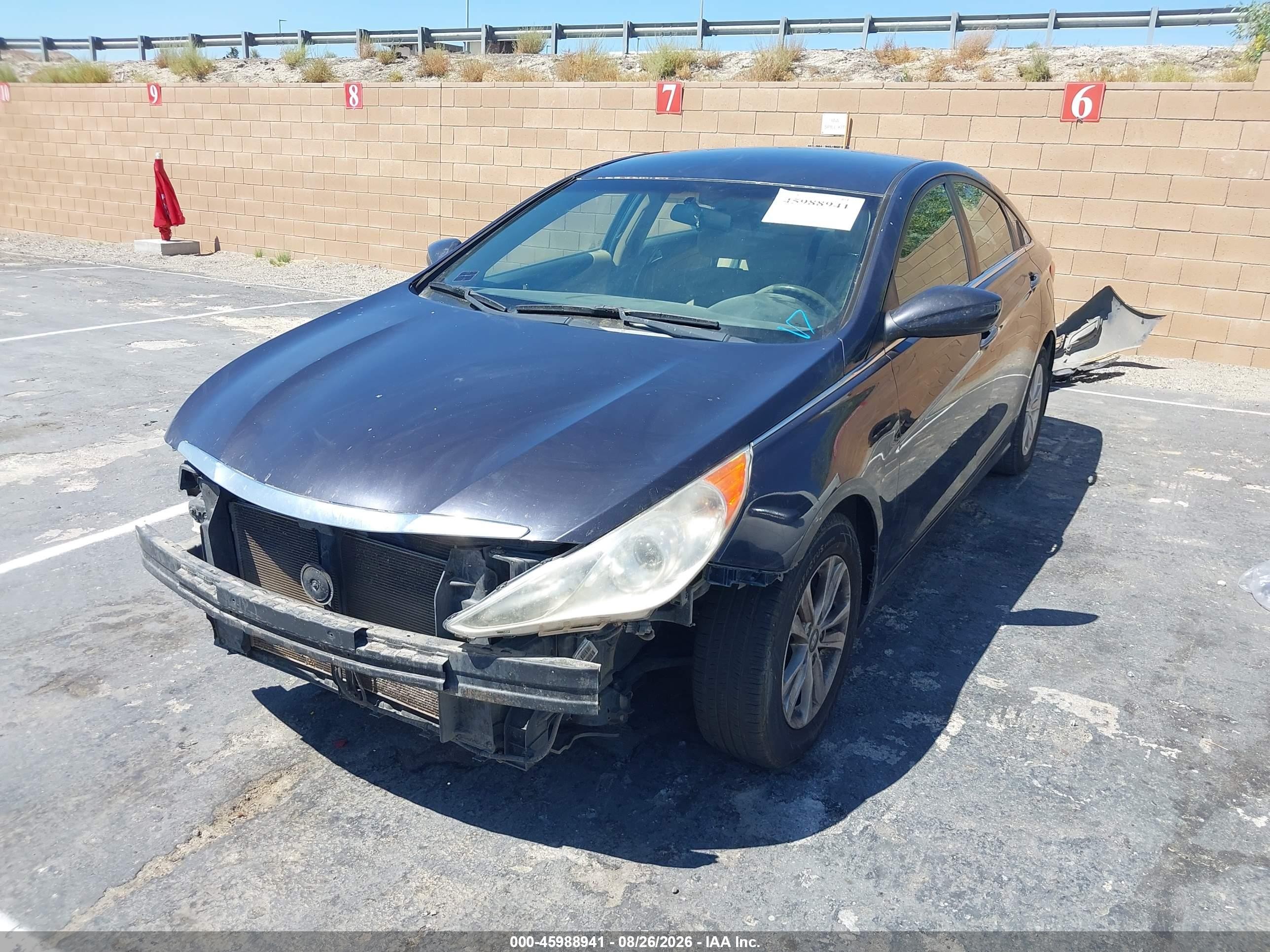 2011 Hyundai Sonata Gls Blue vin: 5NPEB4AC5BH090736