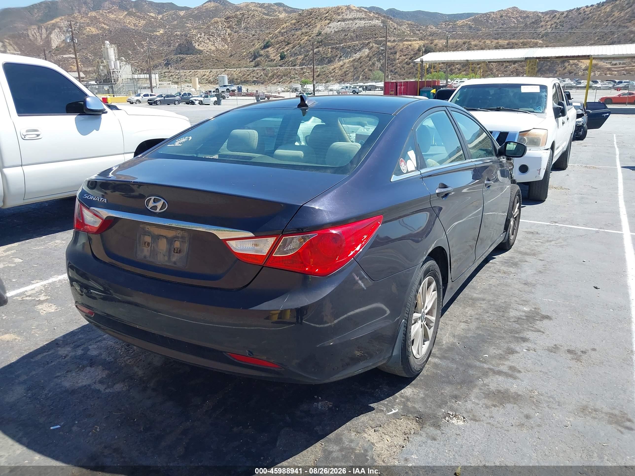2011 Hyundai Sonata Gls Blue vin: 5NPEB4AC5BH090736