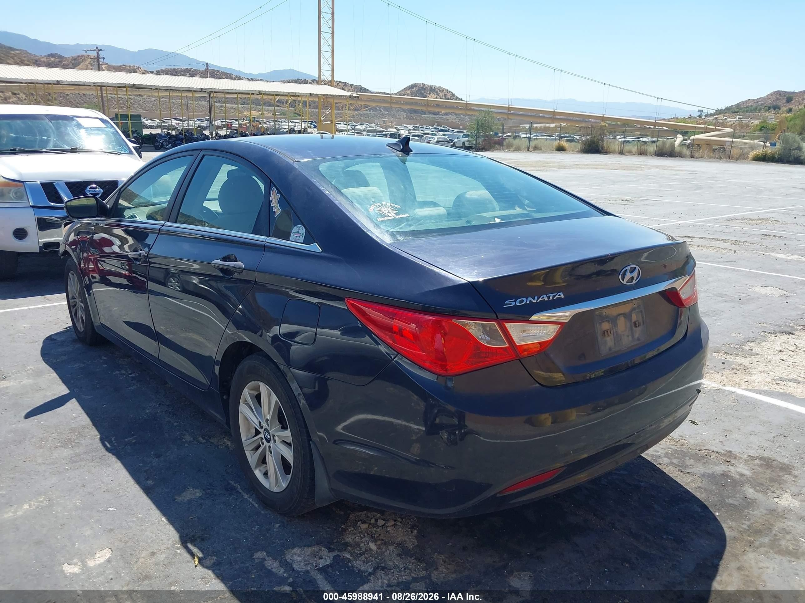 2011 Hyundai Sonata Gls Blue vin: 5NPEB4AC5BH090736