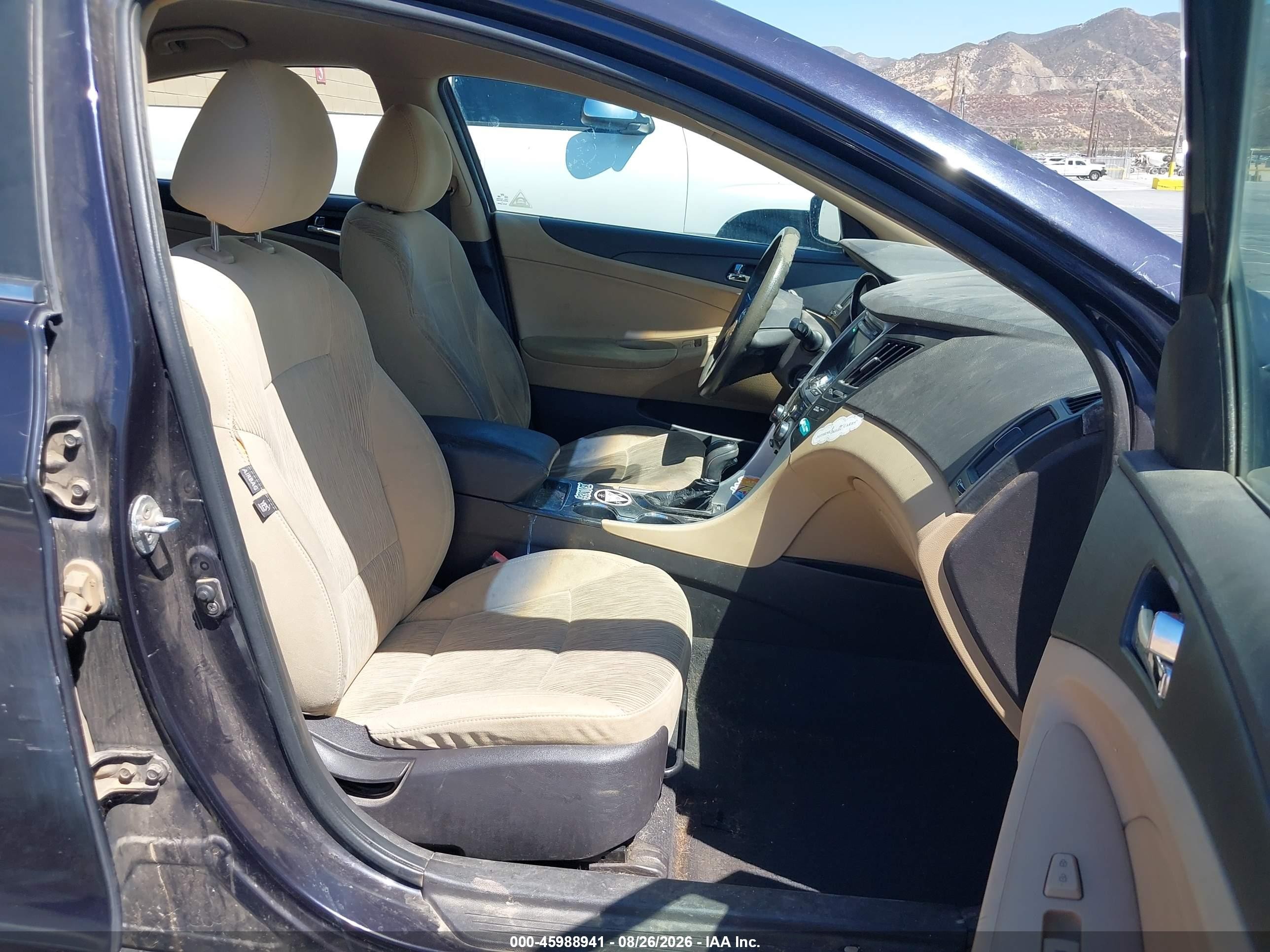 2011 Hyundai Sonata Gls Blue vin: 5NPEB4AC5BH090736